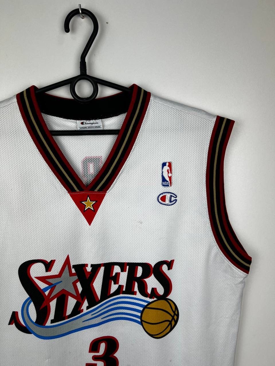 Champion × Vintage Sixers Iverson Champion NBA jersey t-shirts size L Size US L / EU 52-54 / 3 - 6 Thumbnail