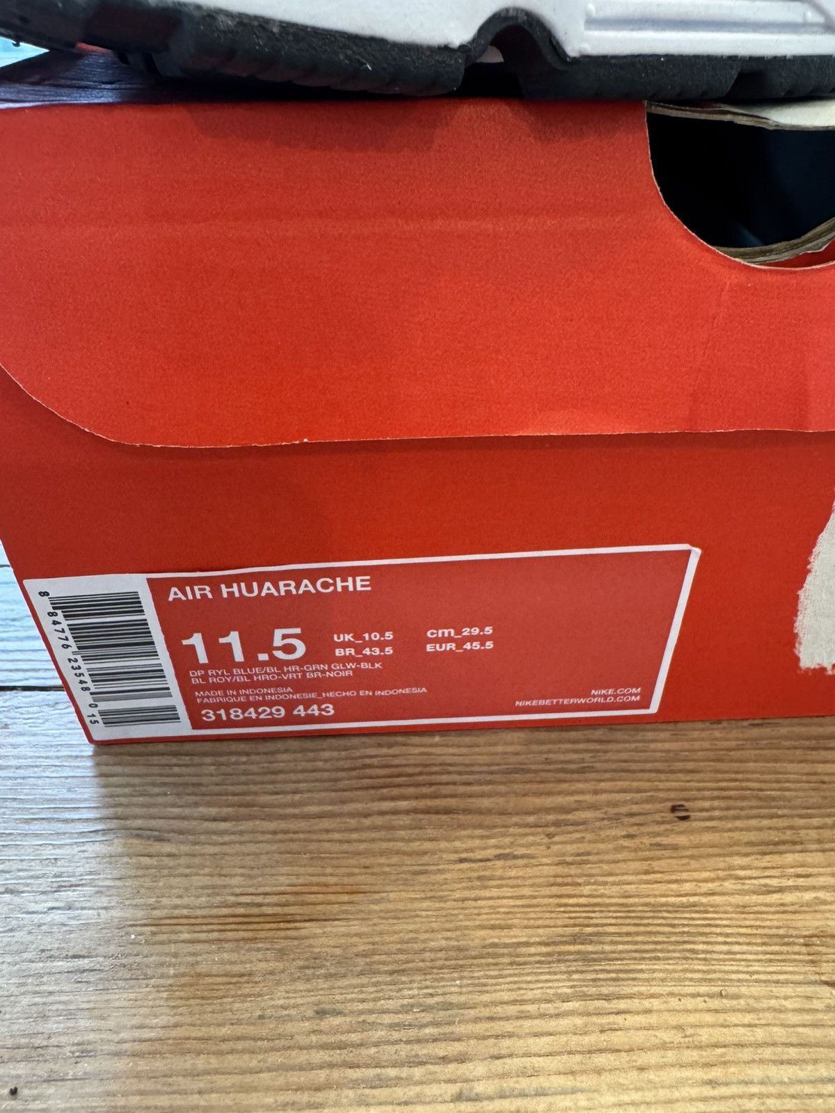 Nike Nike Air Huarache Size? Exclusive Deep Royal Size US 11.5 / EU 44-45 - 2 Thumbnail