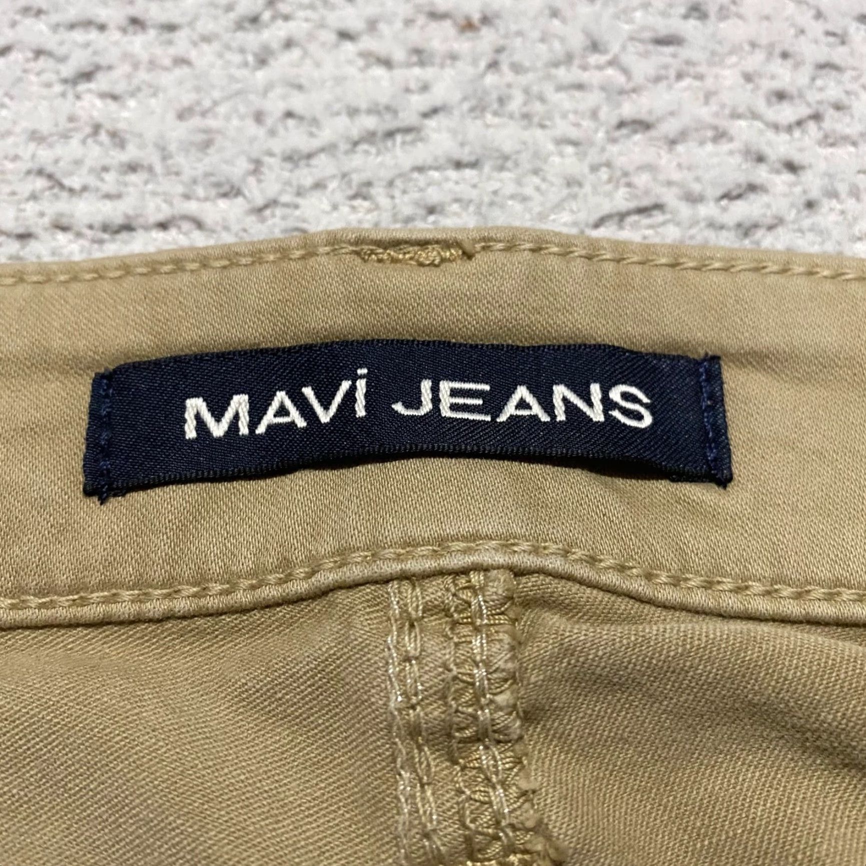 Vintage Mavi Jeans Mens Jeans Zach Beige 30x30 Straight Regular Mid Rise Denim Size US 30 / EU 46 - 3 Thumbnail