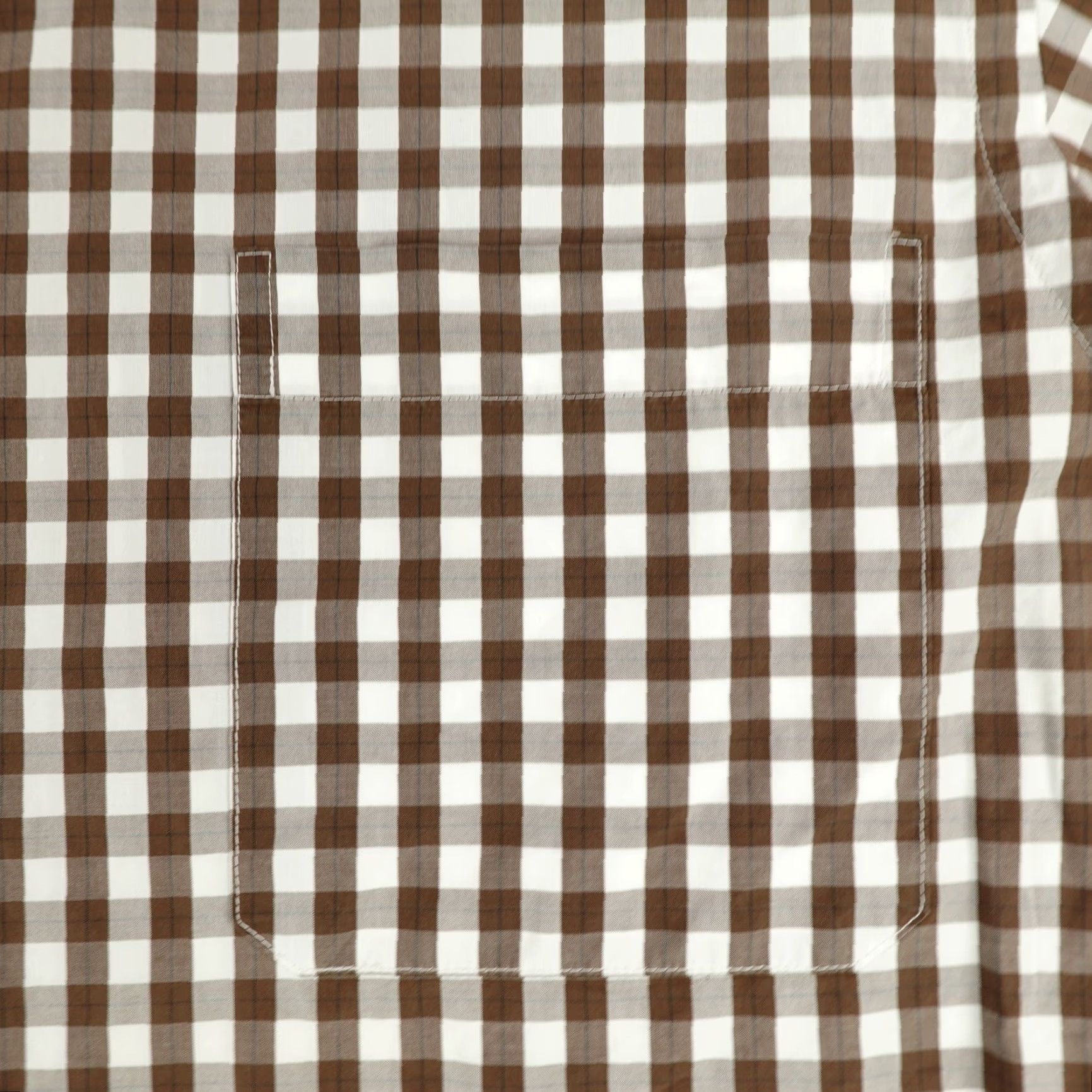 Vintage VINTAGE Zegna Sport Mens Shirt Long Sleeve Button-Up Check Cotton Brown Large Casual Office Size US L / EU 52-54 / 3 - 4 Thumbnail