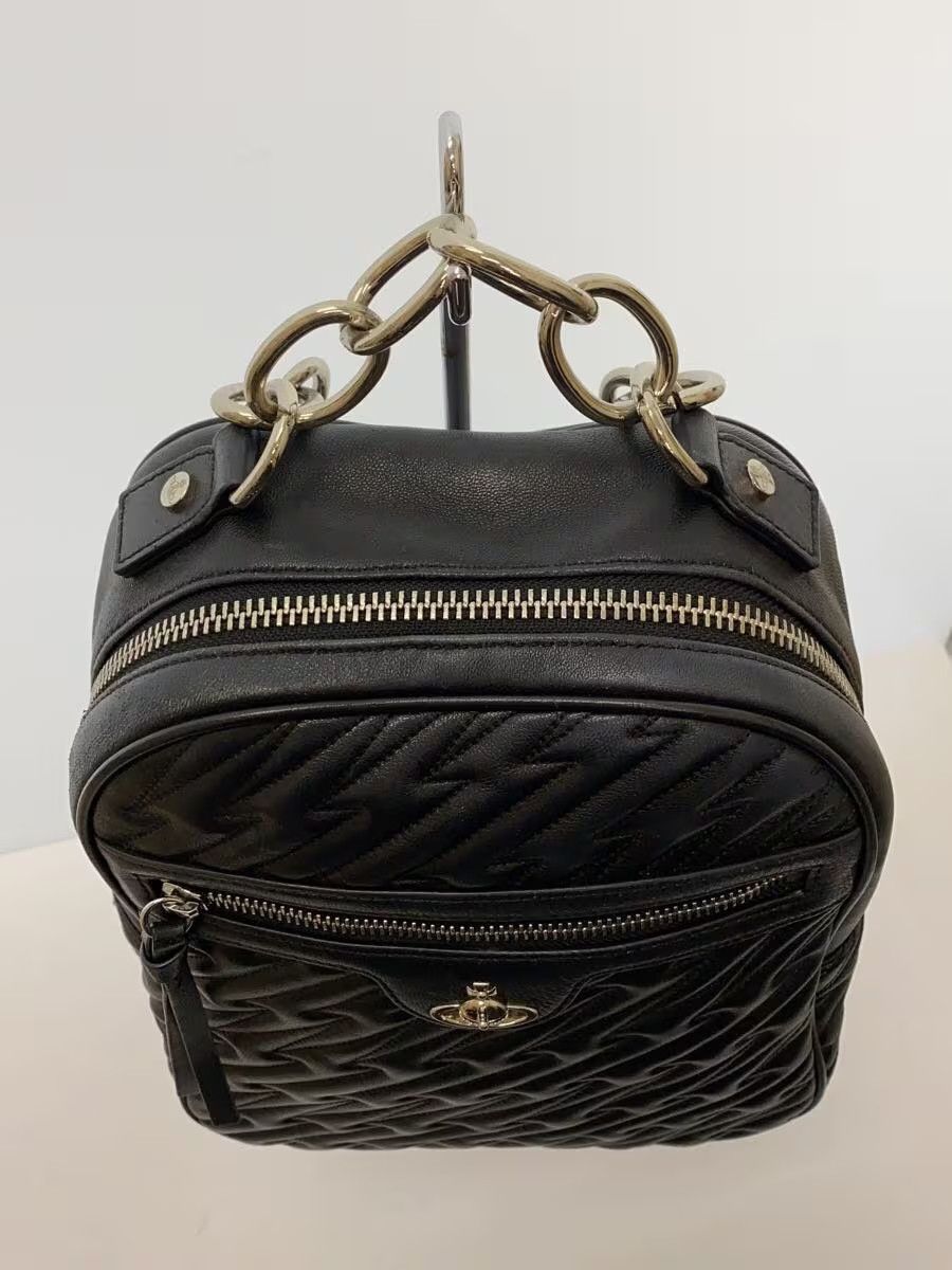 Vivienne Westwood Lightning Stitch Orb Chain Leather Backpack Size ONE SIZE - 4 Thumbnail