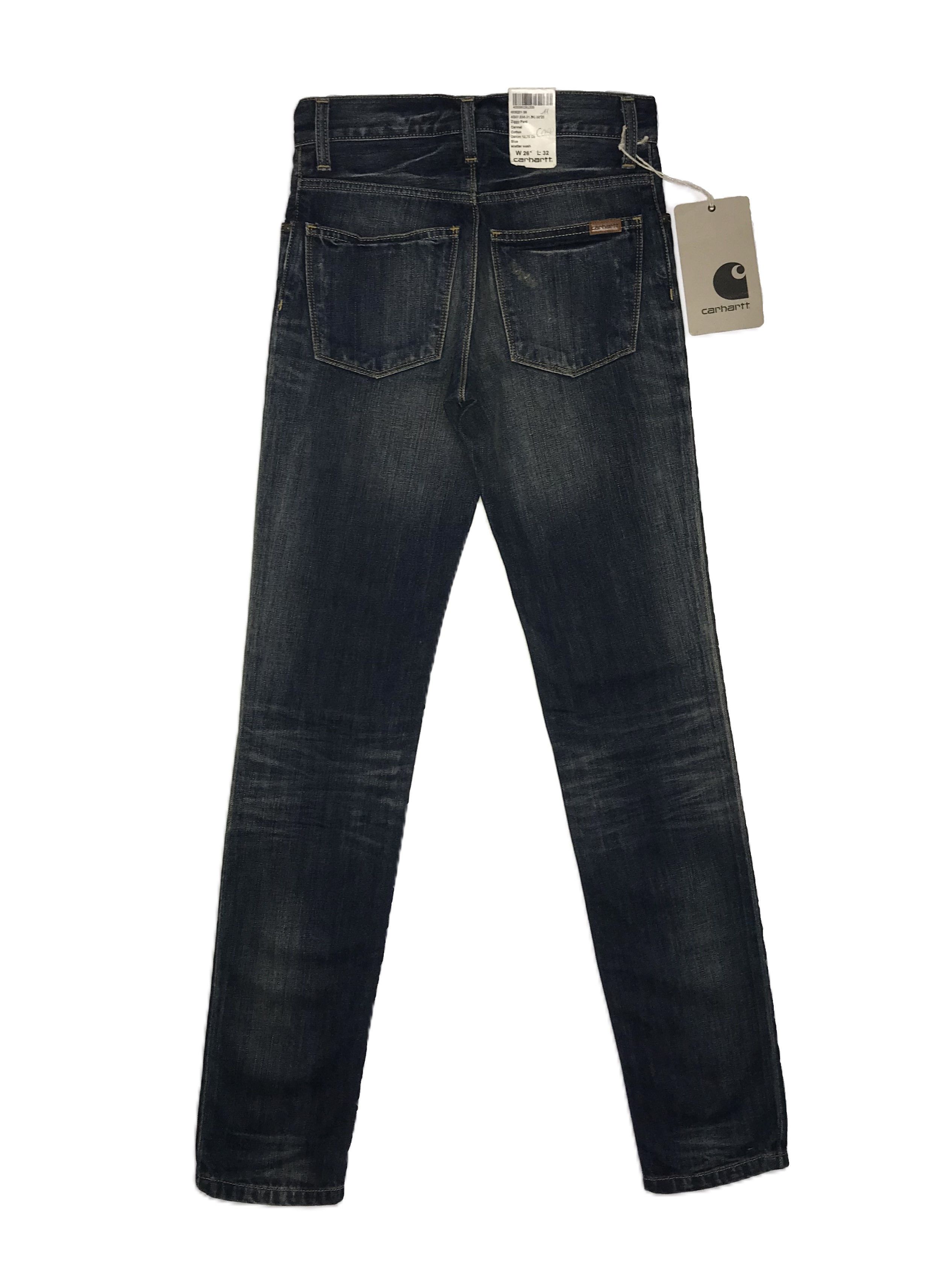 Carhartt NWT Carhartt Mens Ziggy Pant Washed Denim Sz 26x32 Size US 26 / EU 42 - 2 Thumbnail