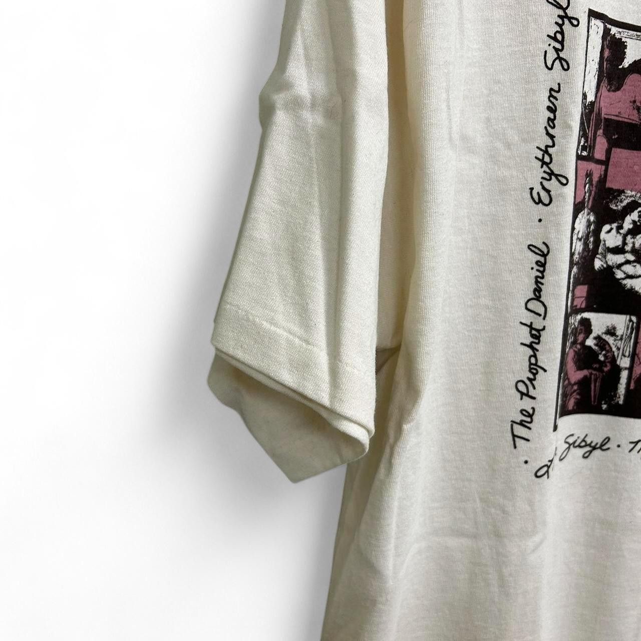 Arts & Science Vintage 90s Sistine Chapel Art T Shirt Size XL Size US XL / EU 56 / 4 - 7 Thumbnail