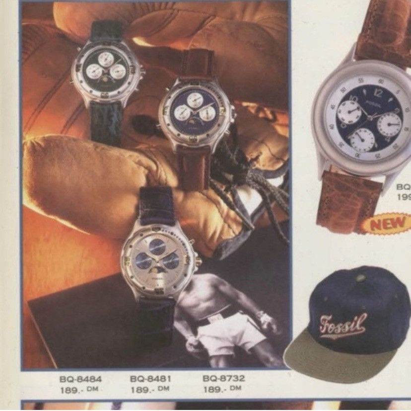 Fossil 1995 FOSSIL CHRONOGRAPH MOON PHASE WATCH BQ-8484 Size ONE SIZE - 2 Thumbnail