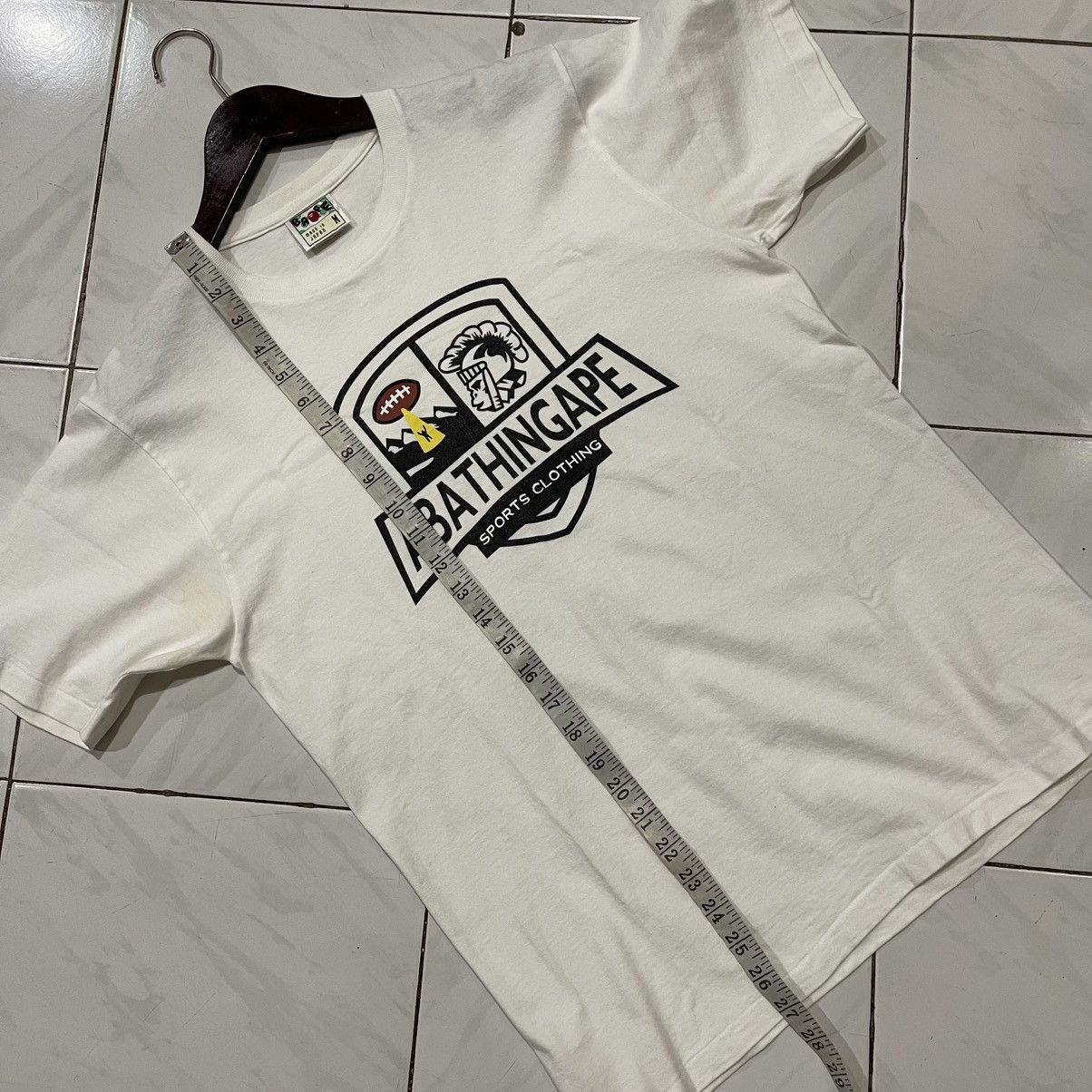 Bape Abathing ape sports clothing tee Size US M / EU 48-50 / 2 - 7 Thumbnail