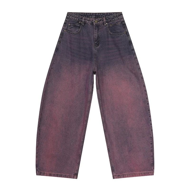 Jean Casual Gradient Color Wide Leg Denim Size US 32 / EU 48 - 6 Thumbnail