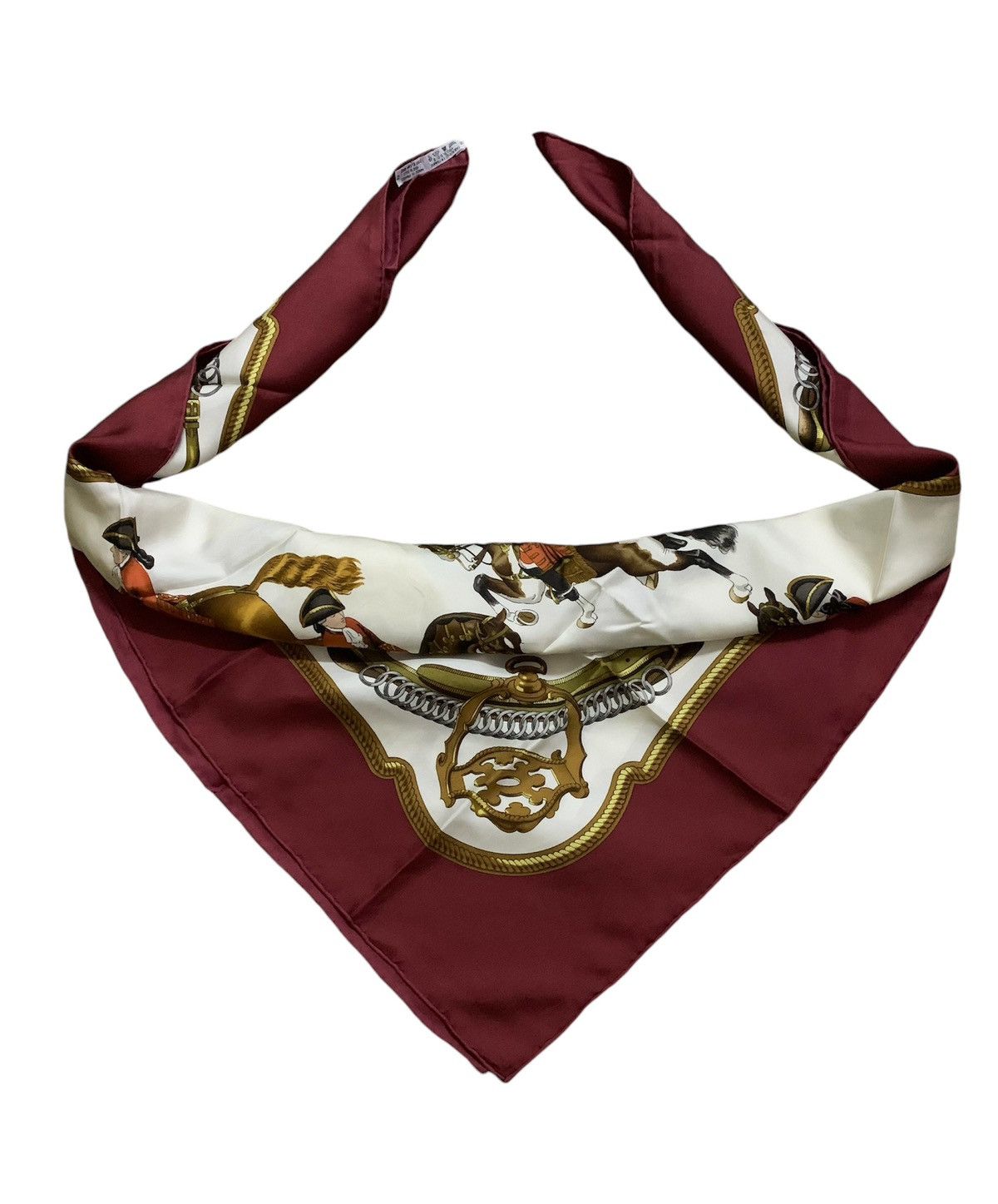Hermes Hermes Paris Silk Handkerchief Unisex Size ONE SIZE - 1 Thumbnail