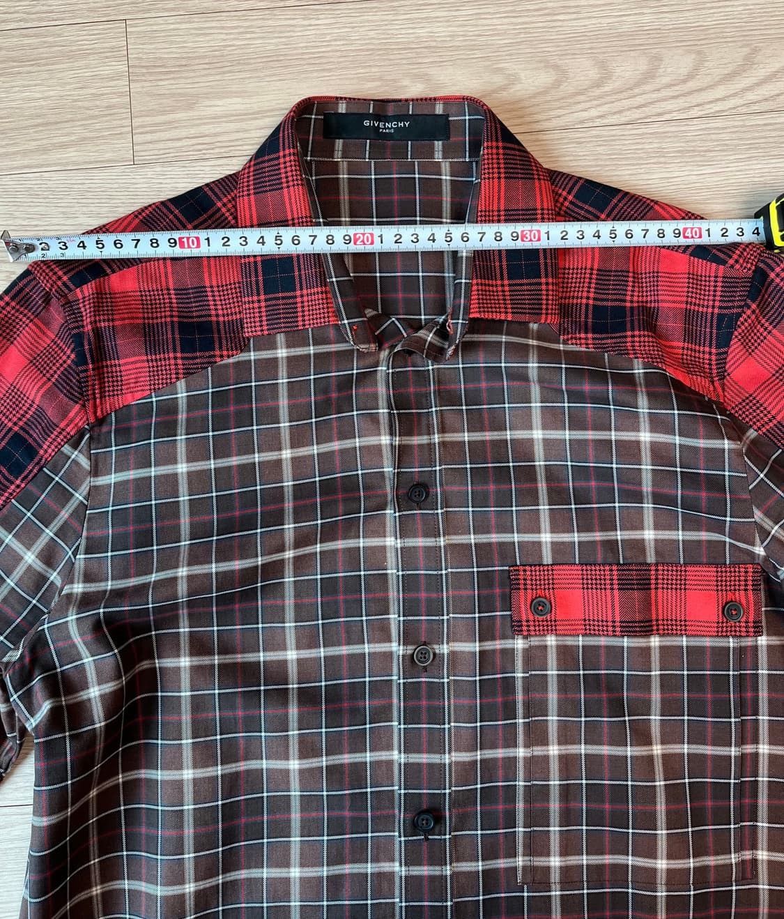 Givenchy Givenchy Shoulder Patch Flannel Shirt Size US L / EU 52-54 / 3 - 6 Thumbnail