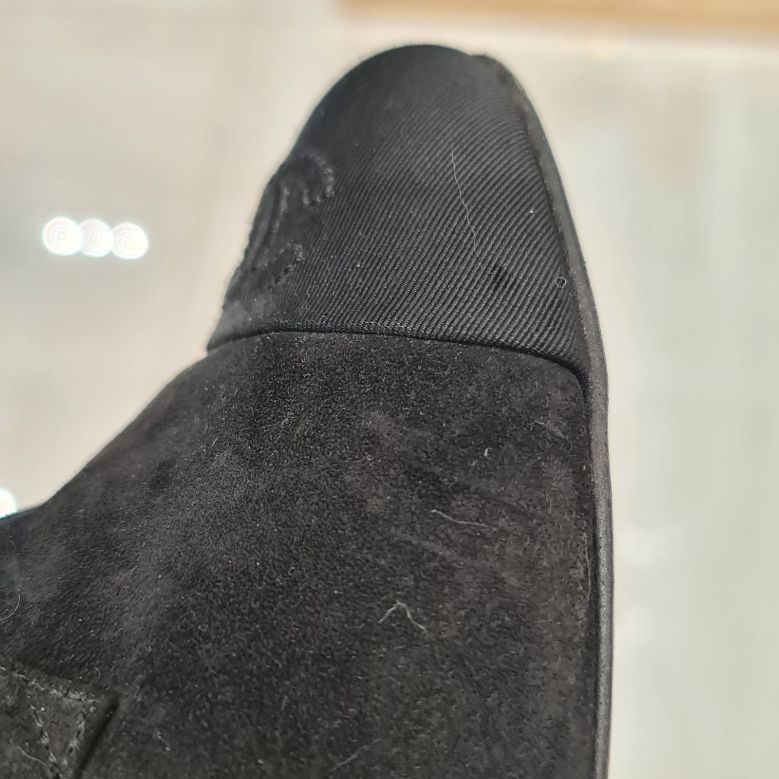 Chanel Chanel Black Suede Lace Up Pearls Booties - Size 38.5 Size US 7.5 / IT 37.5 - 6 Thumbnail