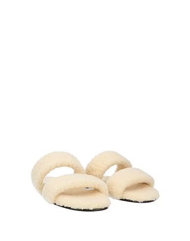 Saint Laurent Paris o1bcso1str0724 Flat Sandals in Ivory Size US 10 / EU 43 - 4 Thumbnail