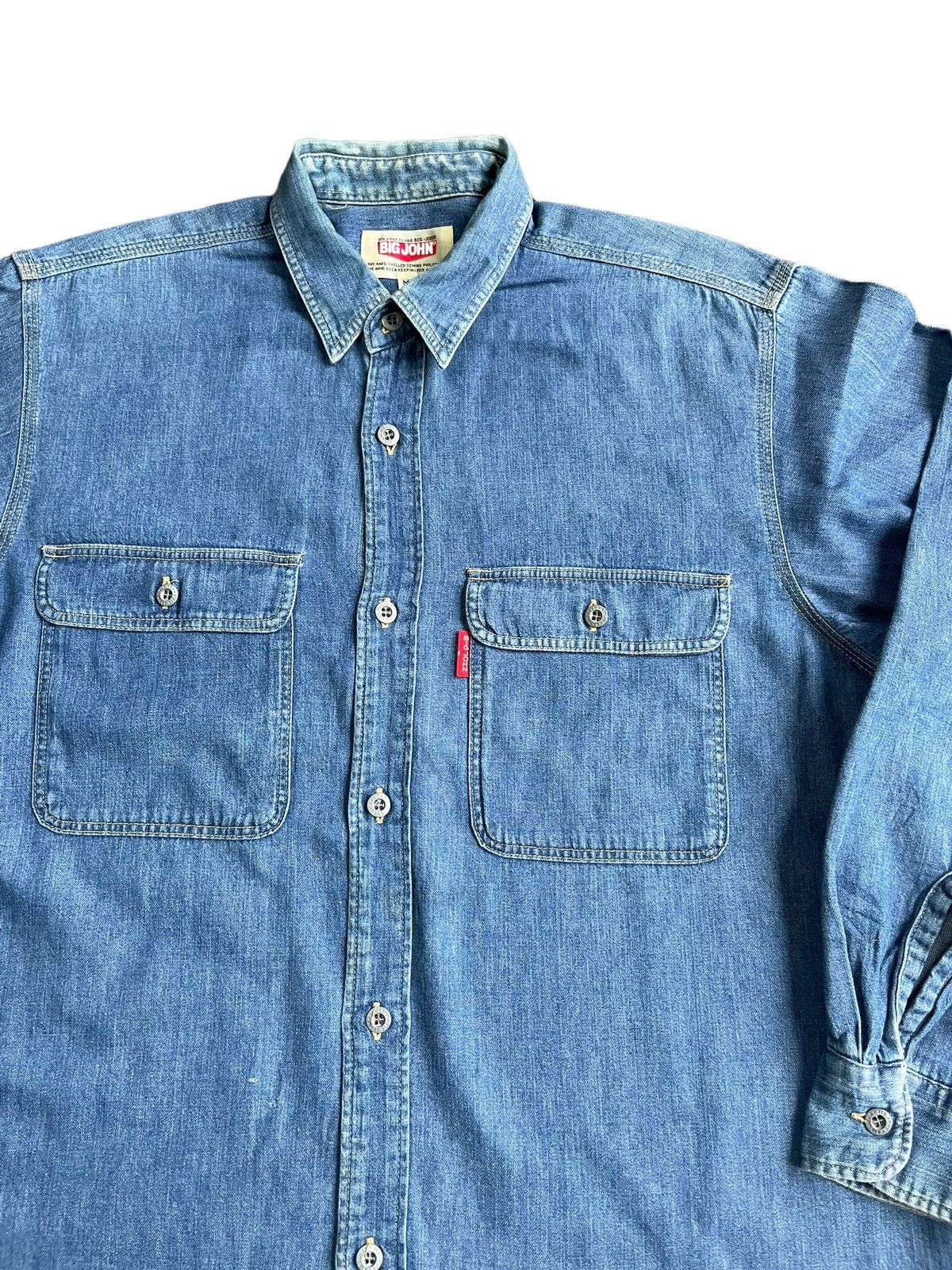 Big John Vintage Big John Chambary Shirt Size US L / EU 52-54 / 3 - 3 Thumbnail