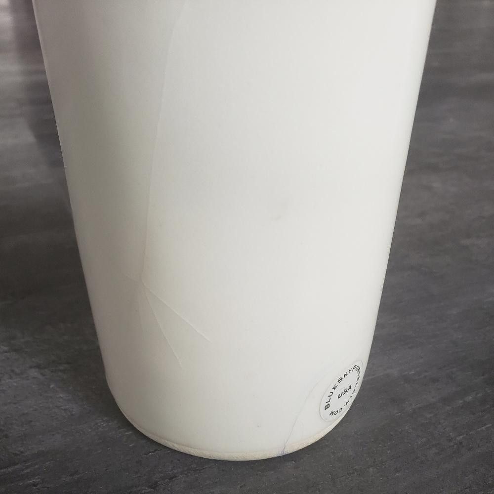 Designer White Vintage Sara Lund Double Face 1990 Vase Size ONE SIZE - 4 Thumbnail