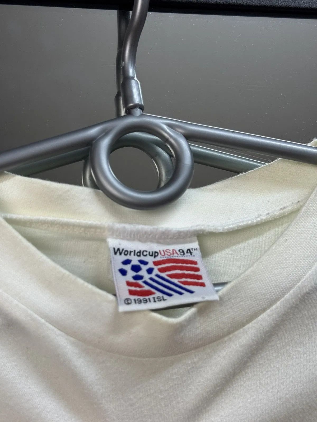 Vintage Rare WorldCup USA 1994 white t-shirt Band Jersey Size US XL / EU 56 / 4 - 4 Thumbnail