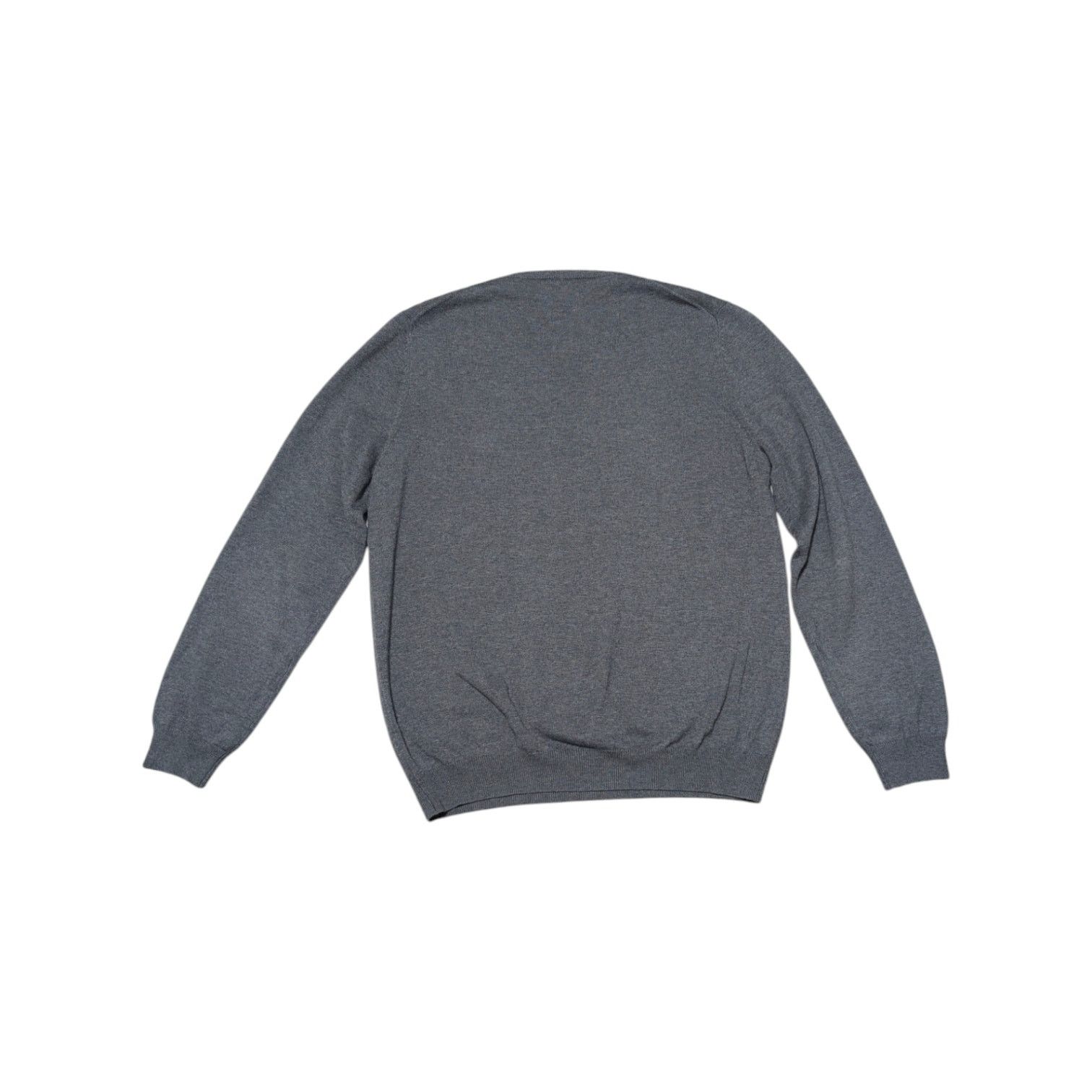 J.McLaughlin J. McLaughlin Gray V Neck Sweater Mens Large Knit Preppy Size US L / EU 52-54 / 3 - 2 Thumbnail