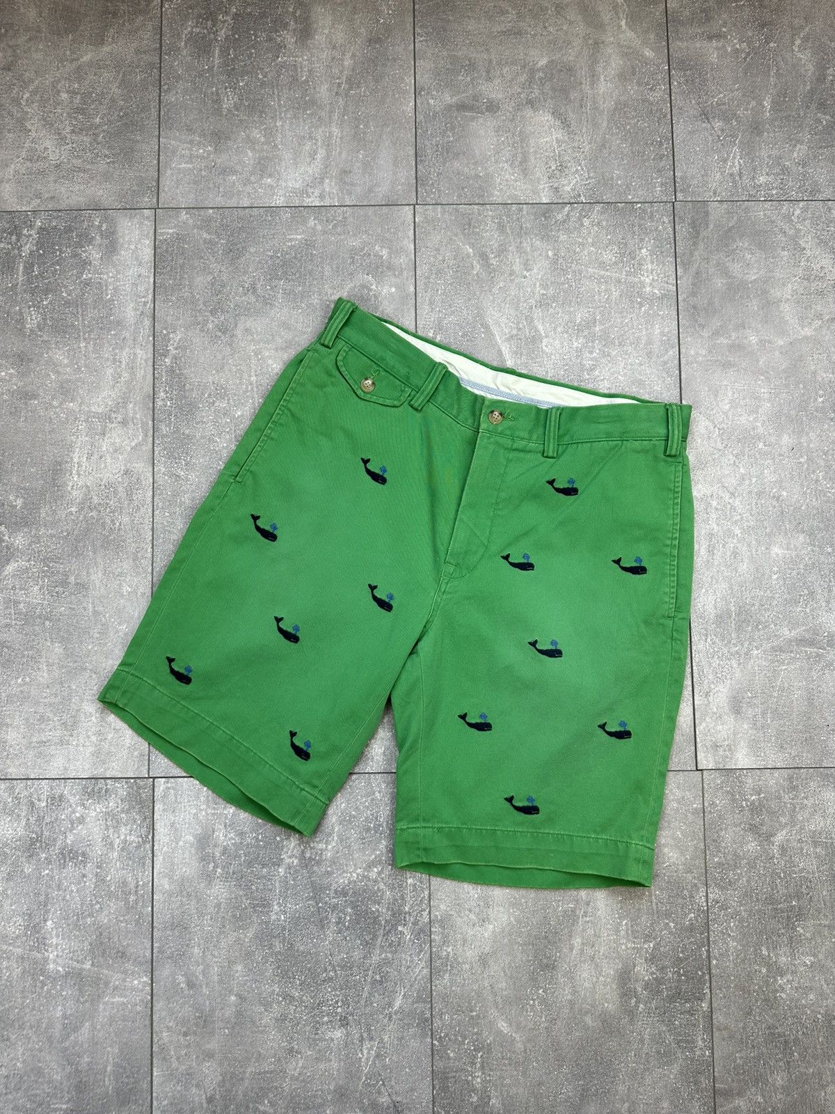 Vintage Polo Ralph Lauren Vintage Luxury Overprint Logo Shorts Size US 32 / EU 48 - 1 Thumbnail