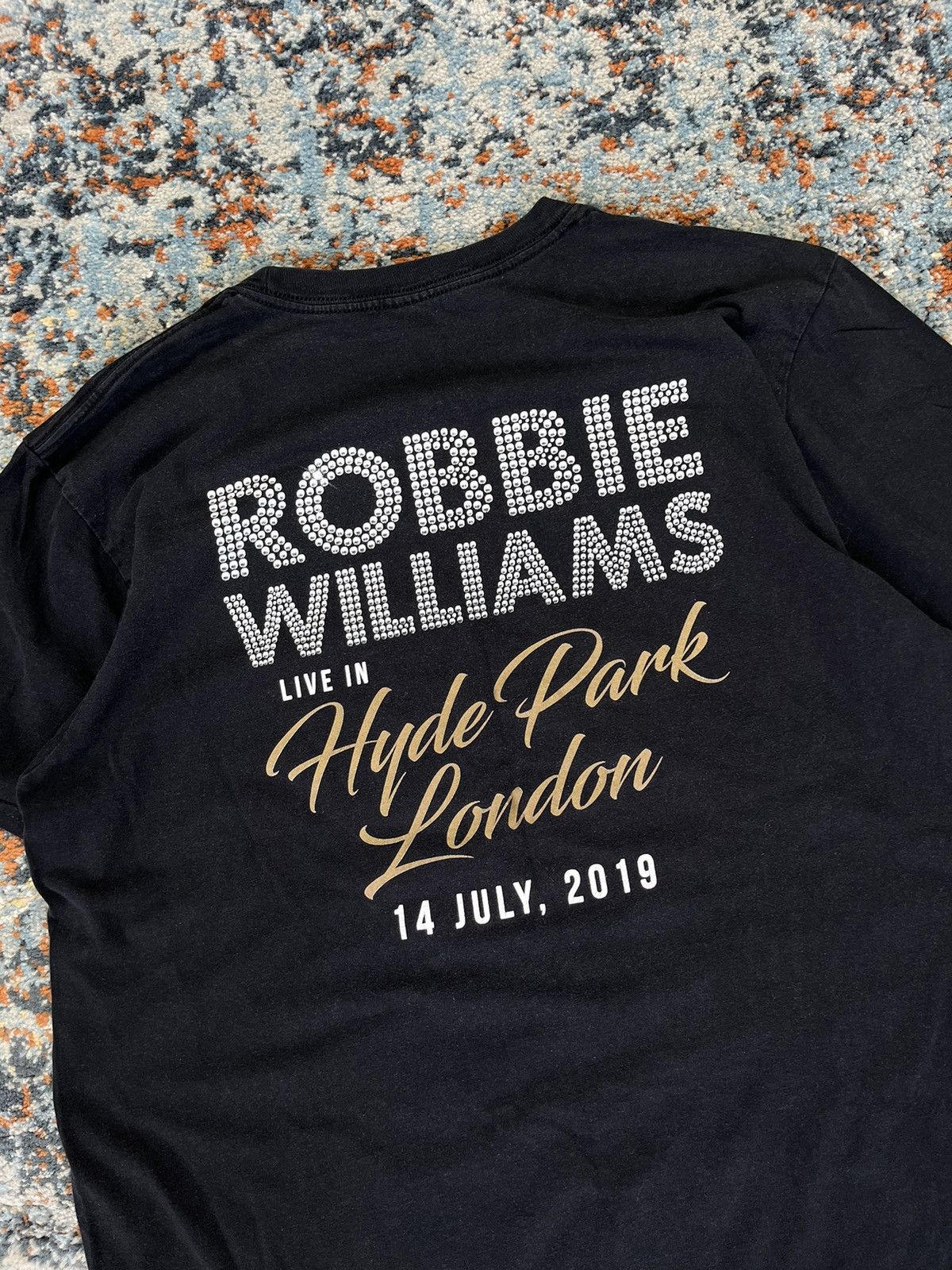 Band Tees × Vintage Vintage Robbie Williams live show London graphic band tee Size US L / EU 52-54 / 3 - 2 Thumbnail