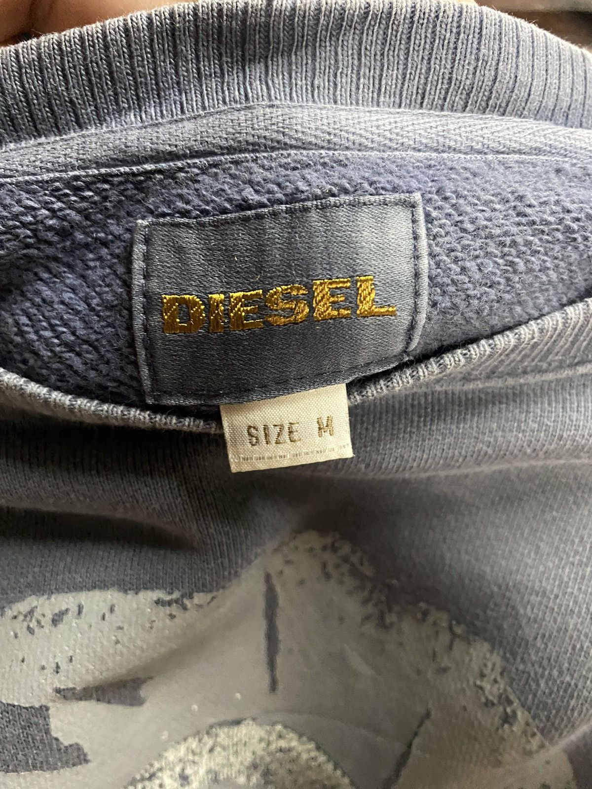 Diesel × Vintage Vintage Diesel Trojan Design Sunfaded Sweatshirt Size US M / EU 48-50 / 2 - 8 Thumbnail