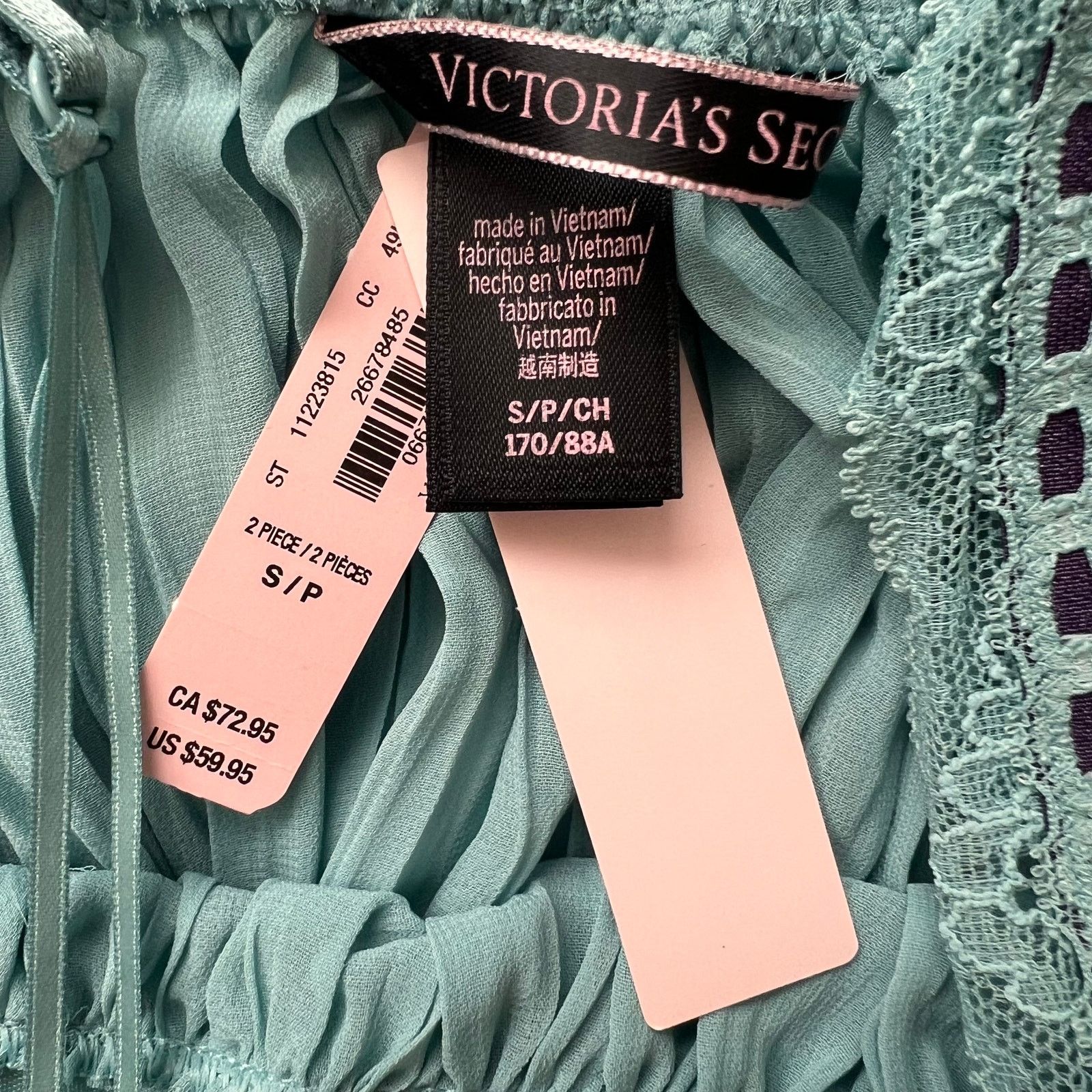 Victoria's Secret VICTORIA'S SECRET VERY SEXY Pleated Babydoll w/ Tag, Medium Size ONE SIZE - 7 Thumbnail