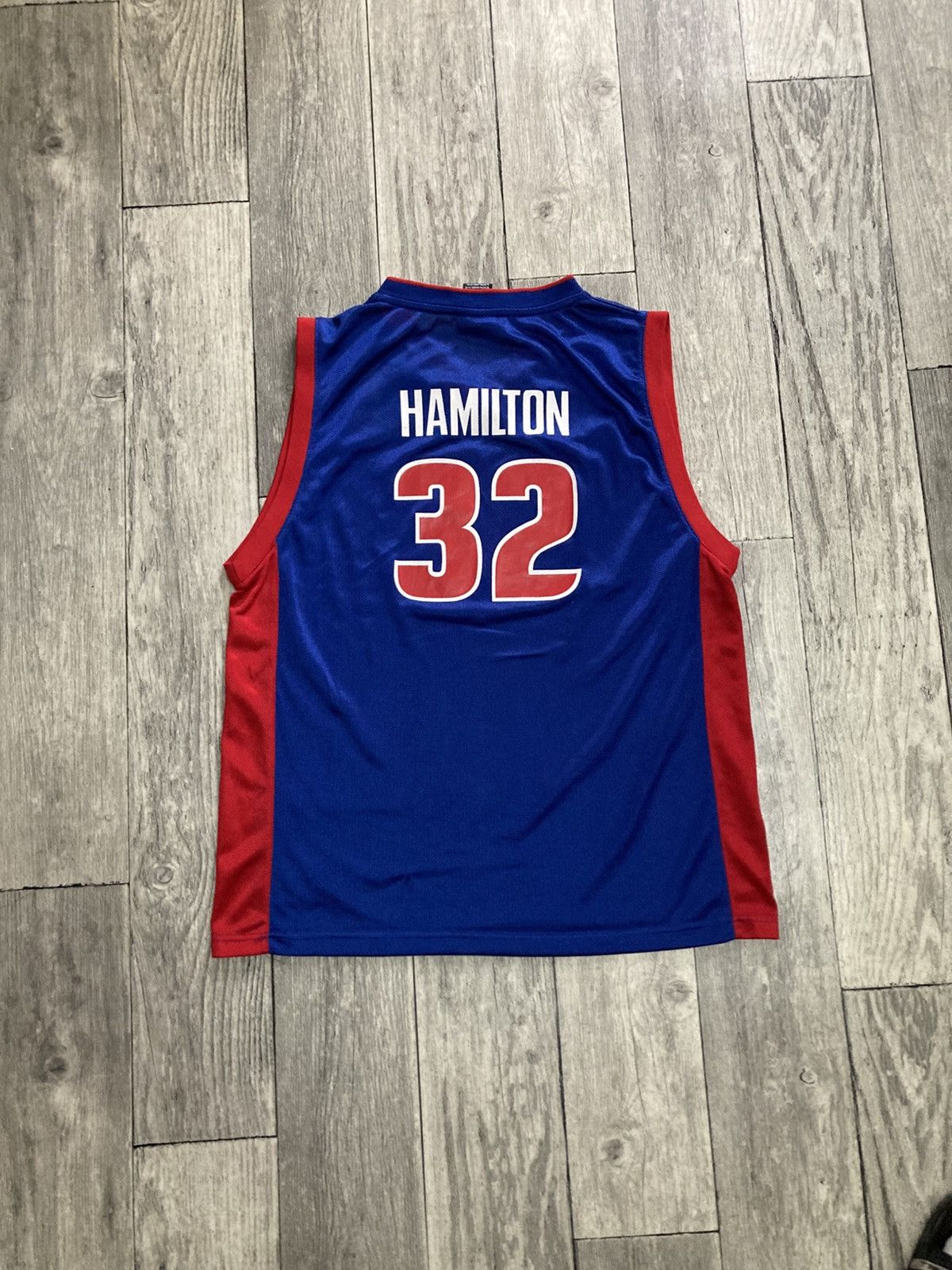 NBA × Reebok × Vintage Vintage Reebok Detroit pistons Hamilton Jersey S y2k 90’s Size US S / EU 44-46 / 1 - 3 Thumbnail