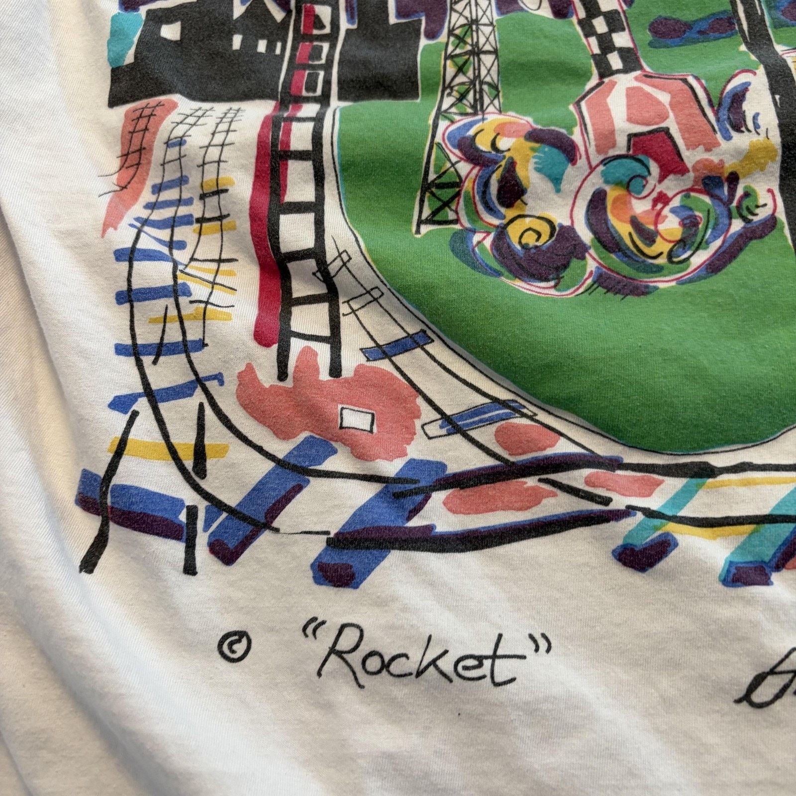 Vintage Vintage P.A. Enterprises Rocket Shirt XL Andrew Tyler Space Size US XL / EU 56 / 4 - 4 Thumbnail