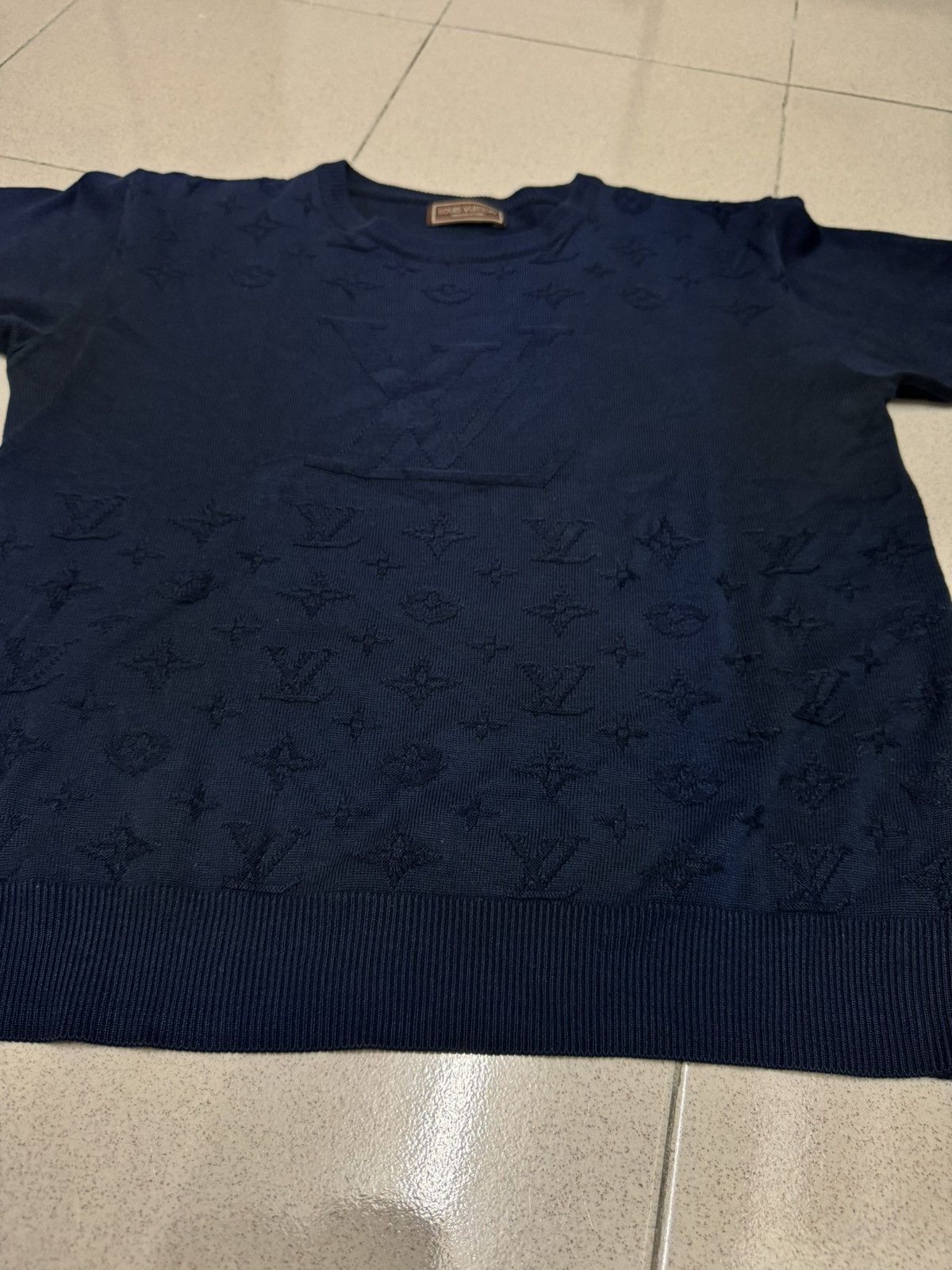 Louis Vuitton VINTAGE LOUIS VUITTON MONOGRAM KNITTED TOP SHIRT Size M / US 6-8 / IT 42-44 - 11 Thumbnail