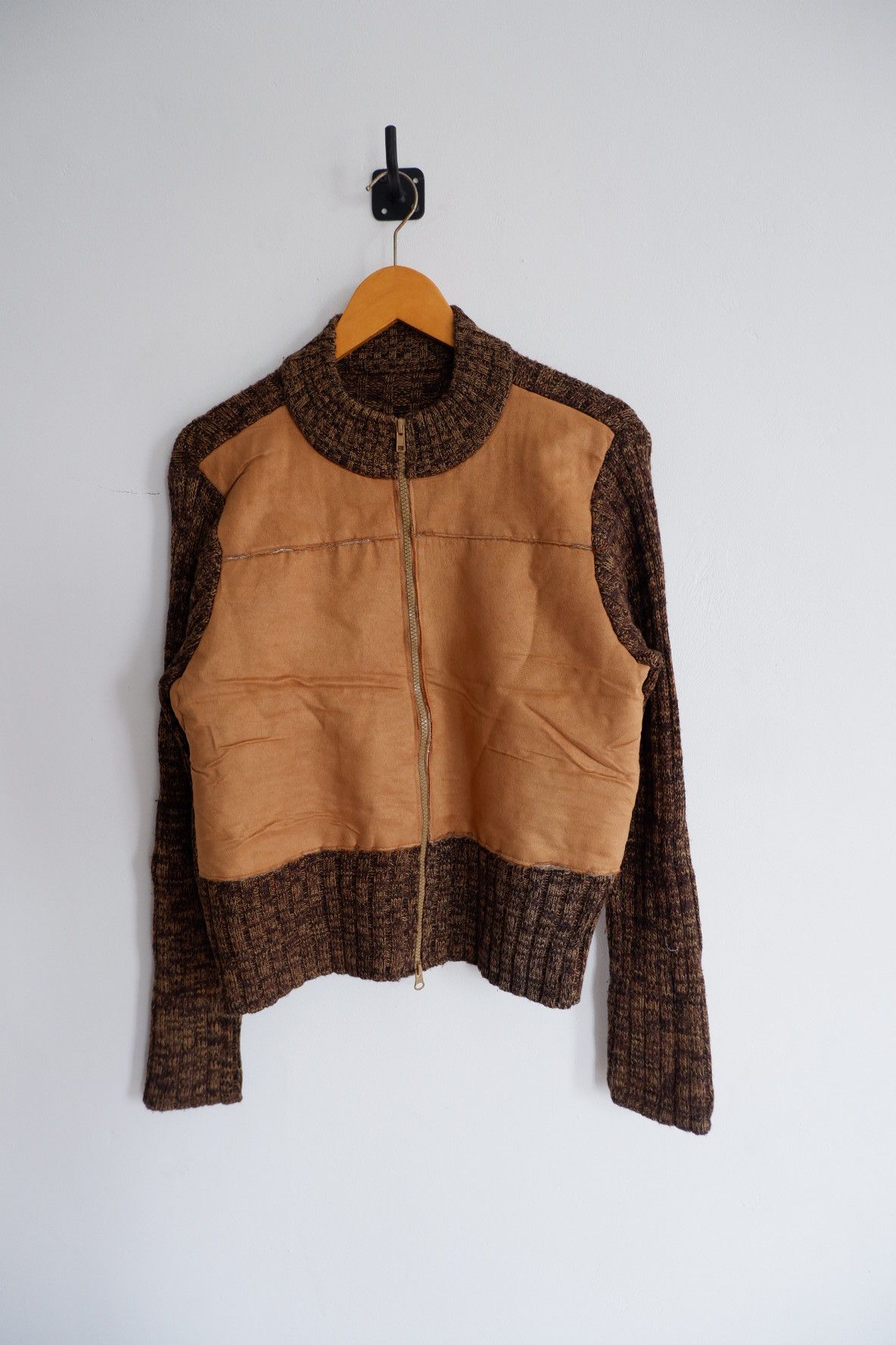 If Six Was Nine Vintage Apparue Faux Fur Linning Knitwear Size US M / EU 48-50 / 2 - 1 Thumbnail