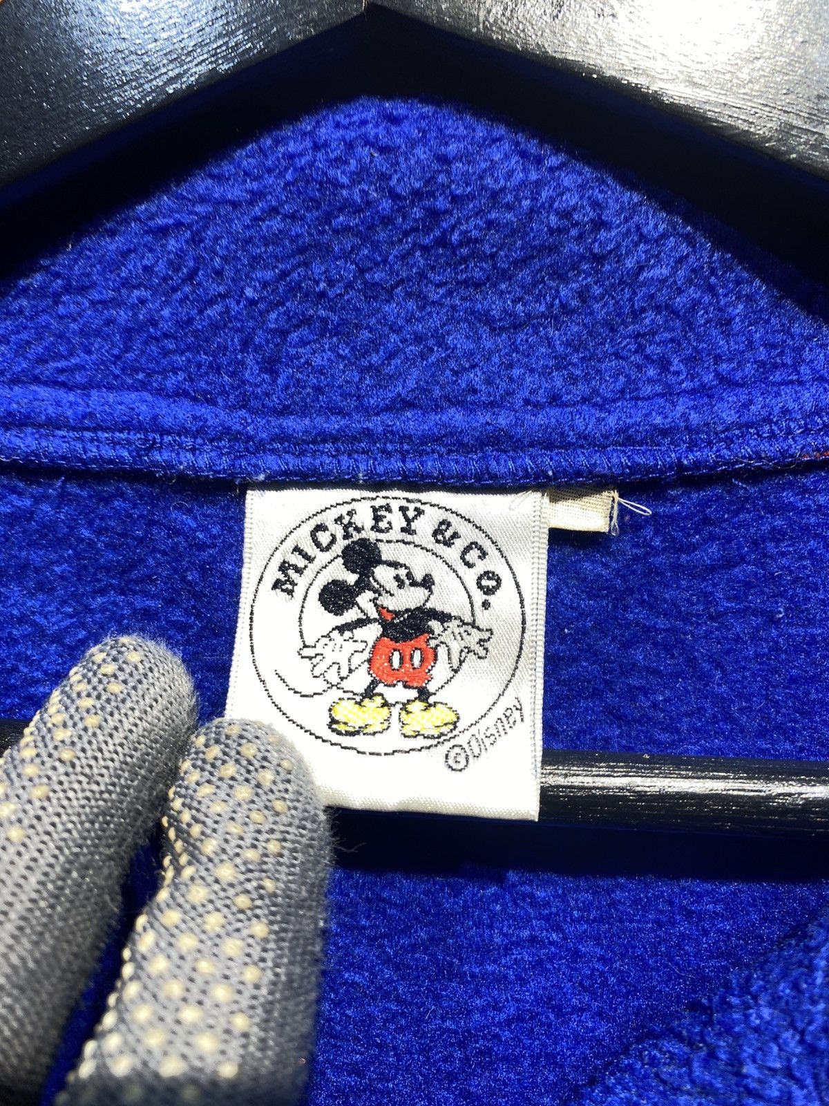 Disney Vintage 90s Disney Mickey & Co. Blue Fleece Pullover Unisex Size US M / EU 48-50 / 2 - 4 Thumbnail
