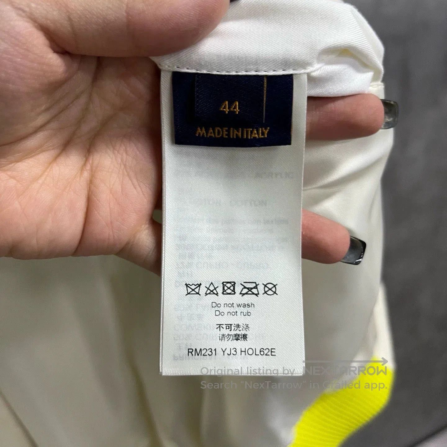 Louis Vuitton louis vuitton yellow baseball jacket with logo. Size US L / EU 52-54 / 3 - 3 Thumbnail