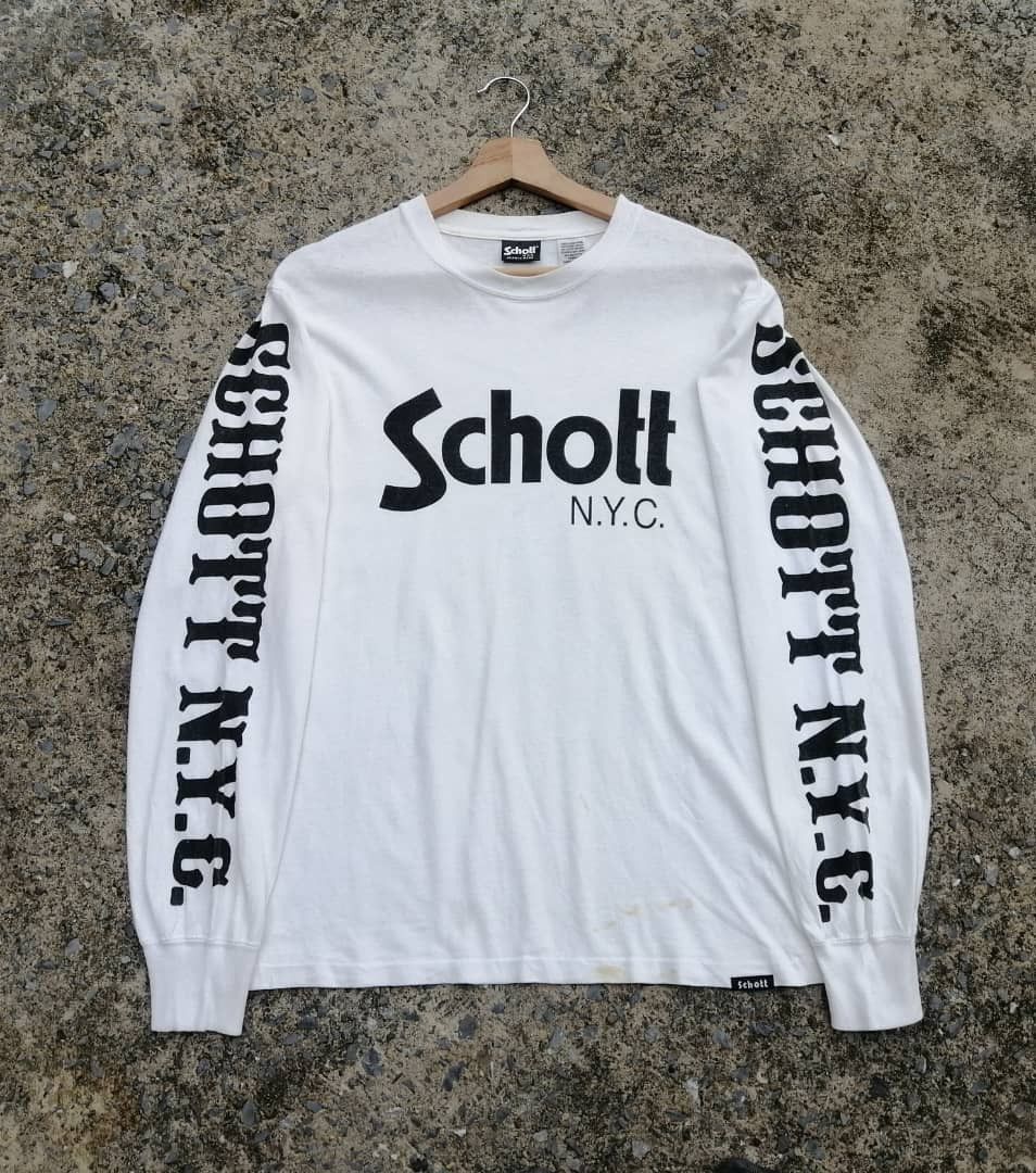 Schott Schott NYC Longsleeve Tee Size US S / EU 44-46 / 1 - 1 Thumbnail