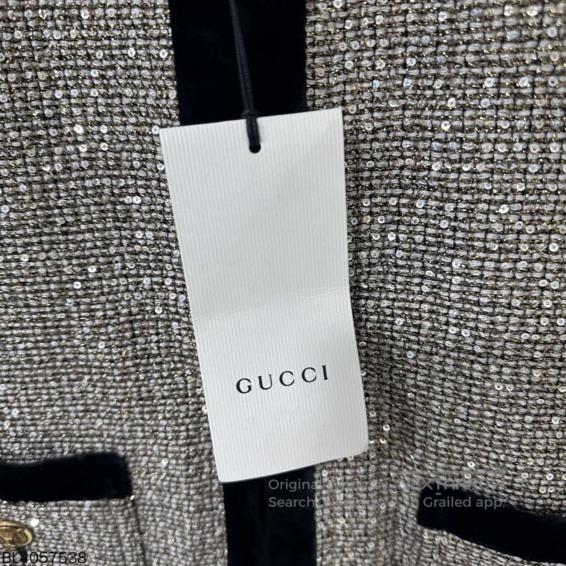 Gucci Gucci Sequin Tweed Showpiece Jacket. Size M / US 6-8 / IT 42-44 - 9 Thumbnail