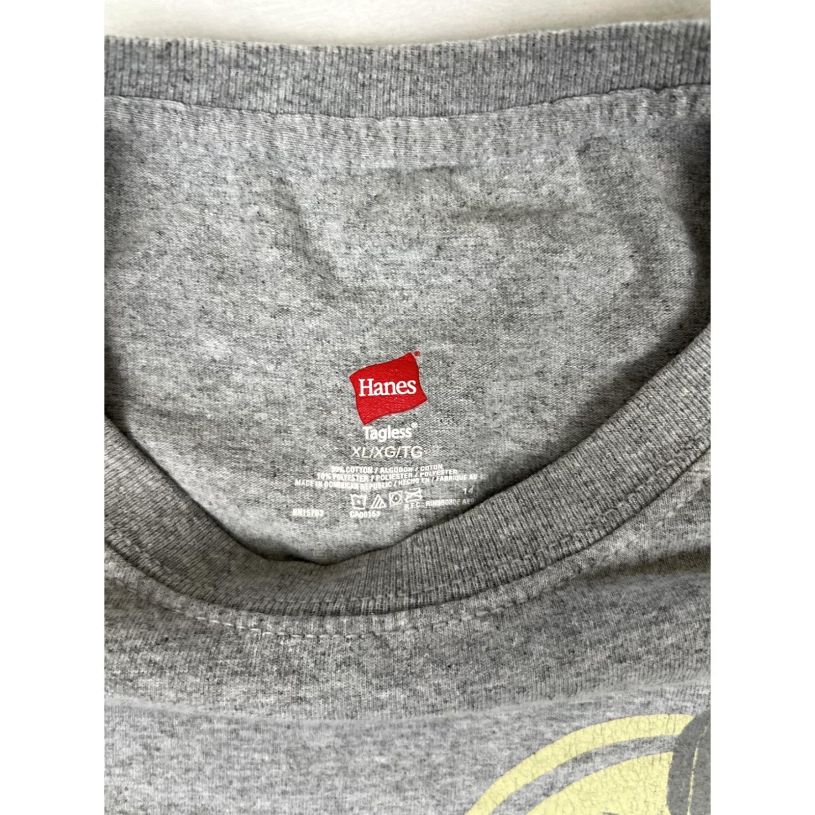 Hanes Disneyland Stitch 5K T-Shirt Mens XL Gray 2014 RunDisney Race Running Hanes Size US XL / EU 56 / 4 - 5 Thumbnail