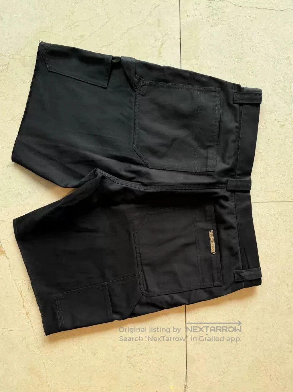 Chrome Hearts Chrome Hearts Black Cargo Shorts with Studs. Size US 36 / EU 52 - 2 Thumbnail