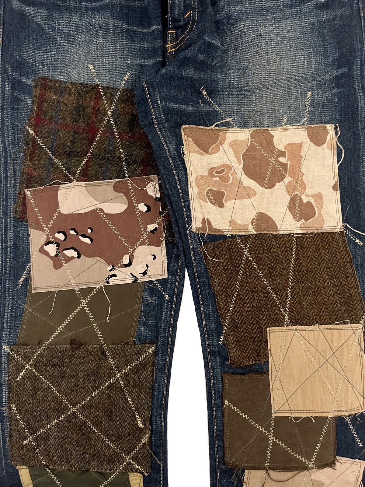 Comme des Garcons × Junya Watanabe × Levi's Junya Watanabe x Levis 513 Patchwork Jeans Size US 32 / EU 48 - 4 Thumbnail