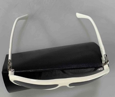 Fendi Fendi 🇮🇹 blanc logo cold insert aviator sunglasses NEW Size ONE SIZE - 15 Thumbnail