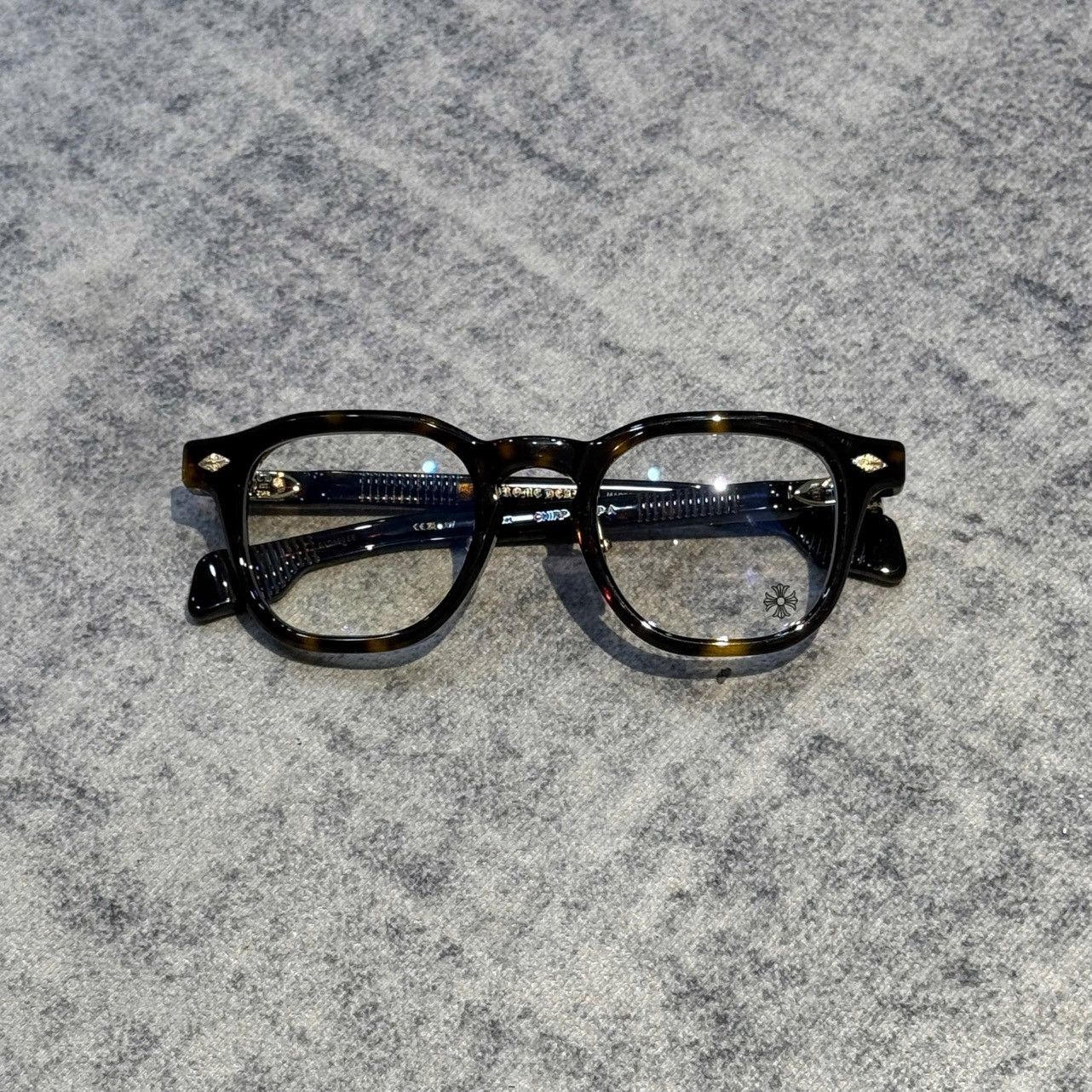 Chrome Hearts CHROME HEARTS CHIRP CHIRP-A Dark Tortoise Size ONE SIZE - 7 Thumbnail