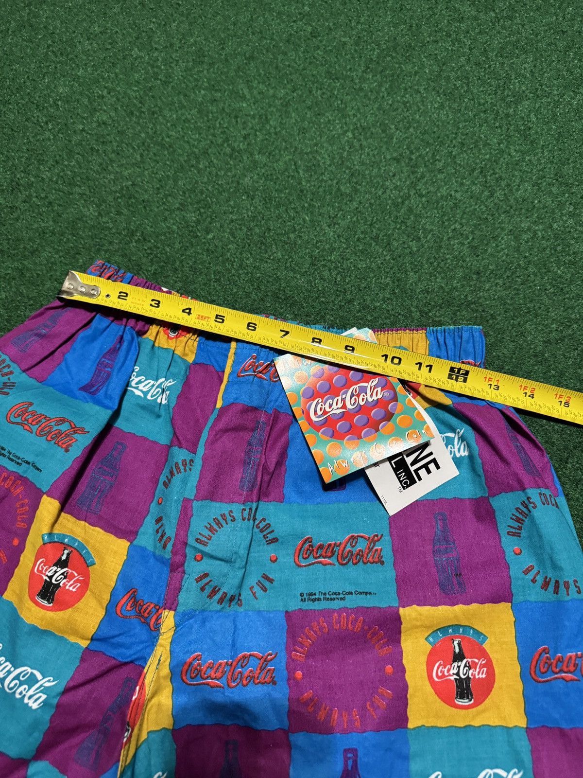 Coca Cola Vintage 90s Coca Cola Coke Retro Warhol Pop Art NWT Boxers Size ONE SIZE - 4 Thumbnail
