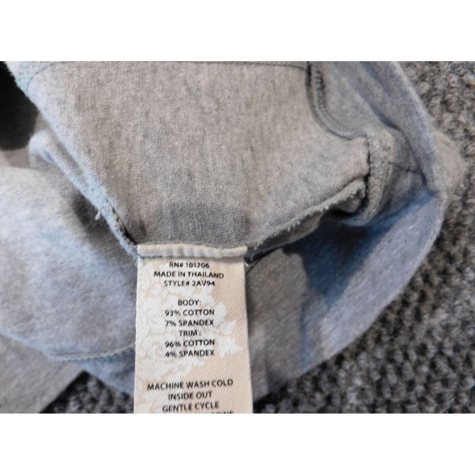 Soft Surroundings Soft Surroundings Sweater Shirt Women Gray Crewneck Long Sleeve Pullover Casual Size S Knit Open-Knit Stretch Logo Modern Womens Size S / US 4 / IT 40 - 6 Thumbnail