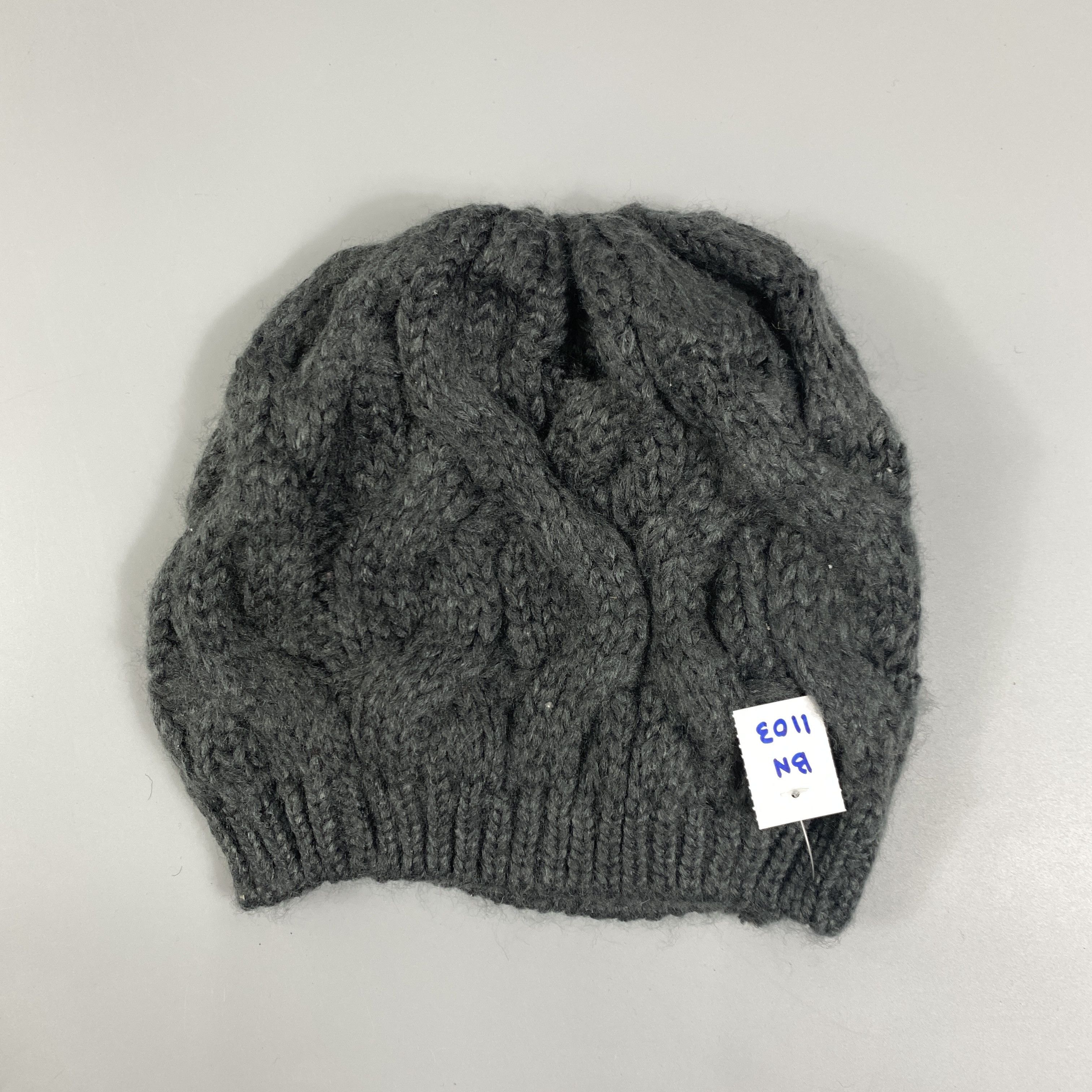 Japanese Brand Crochet Cable Snow Cap Beanie Hat -BN1103 Size ONE SIZE - 6 Thumbnail