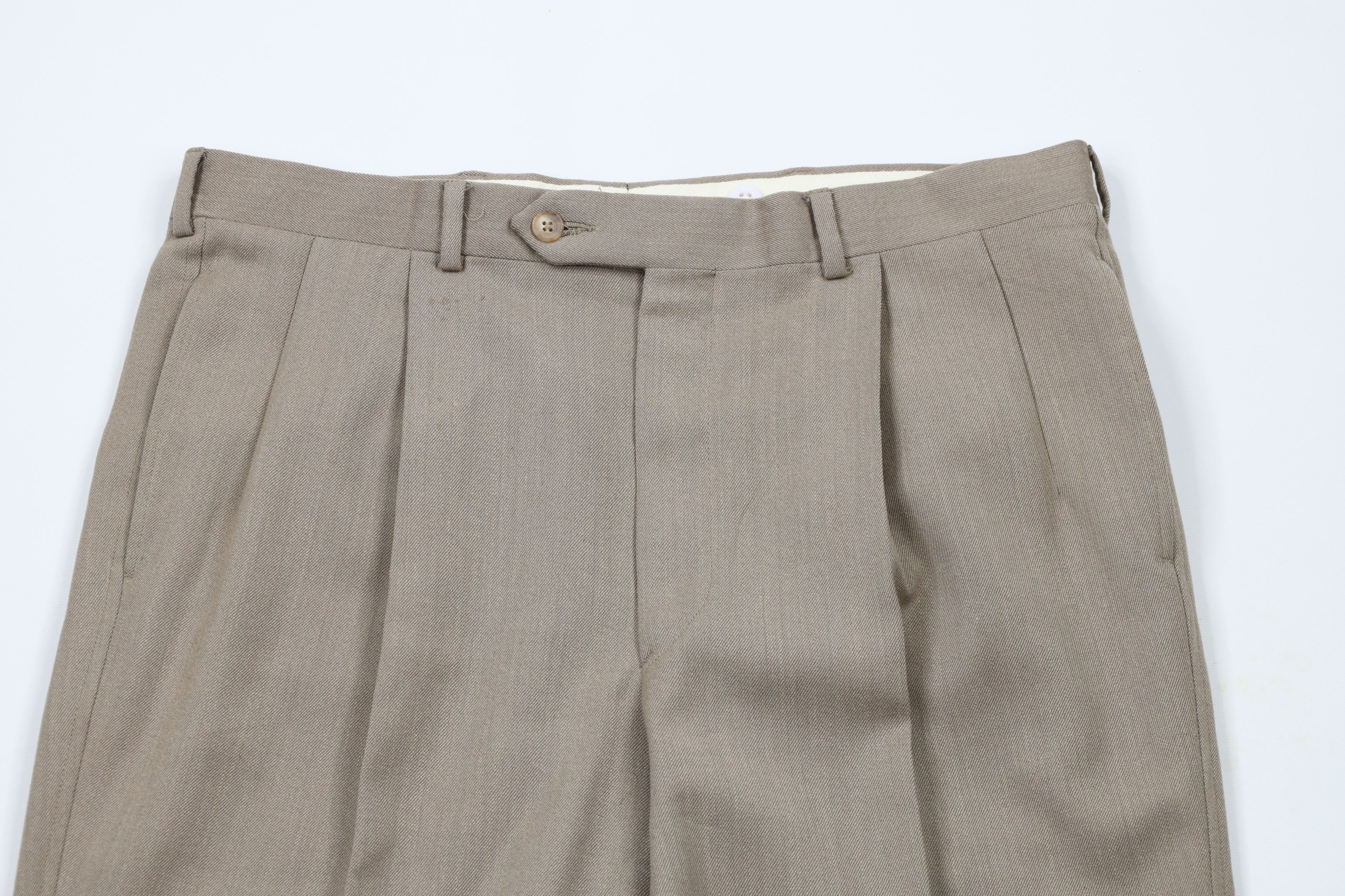 Vintage Vintage 70s Streetwear Cuffed Wide Leg Chino Pants USA Size US 34 / EU 50 - 2 Thumbnail