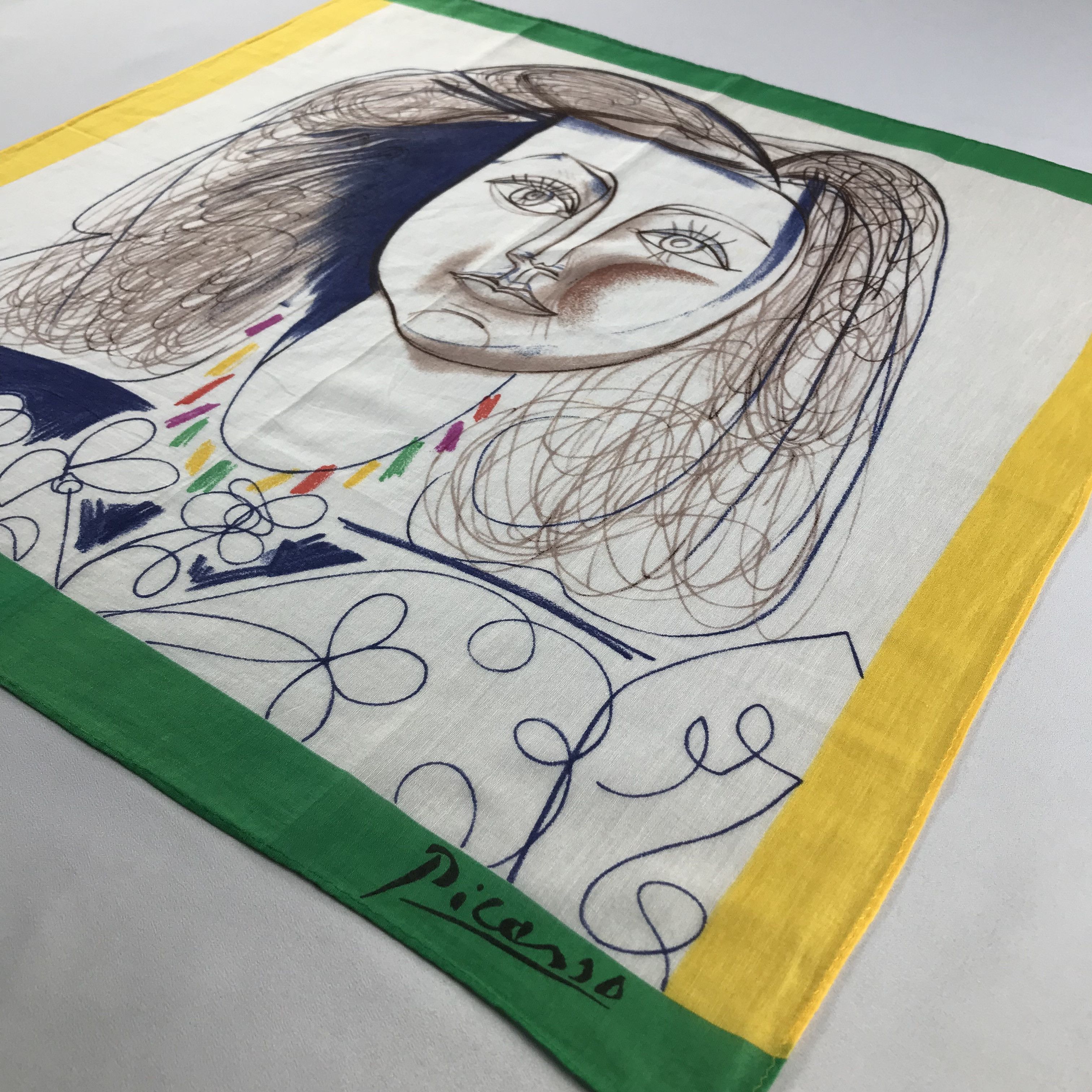 Paloma Picasso Picasso Handkerchief / Bandana / Neckerchief C657 Size ONE SIZE - 4 Thumbnail