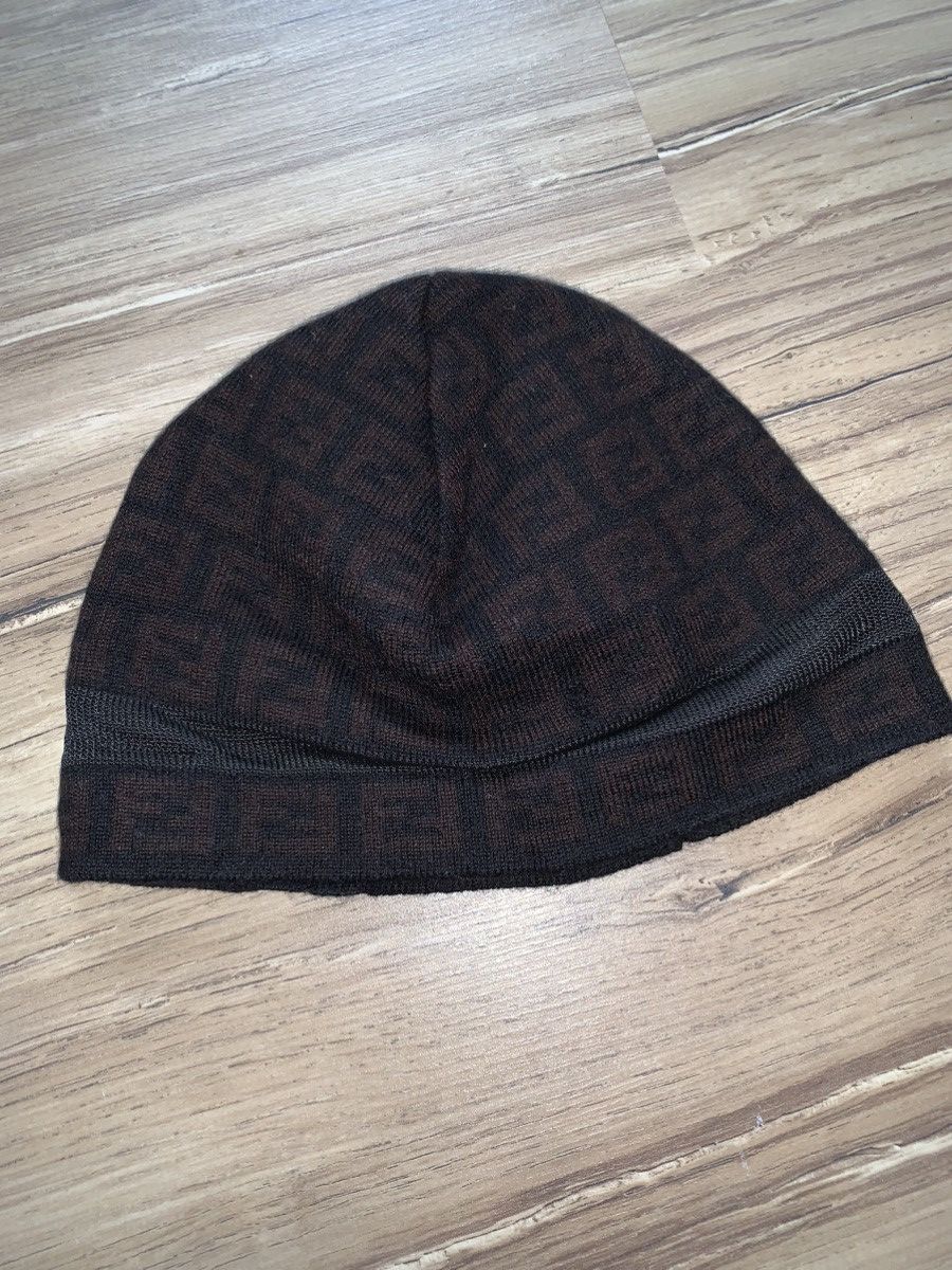 Fendi 2000s Fendi Hat, Brown black, Wool Size ONE SIZE - 3 Thumbnail