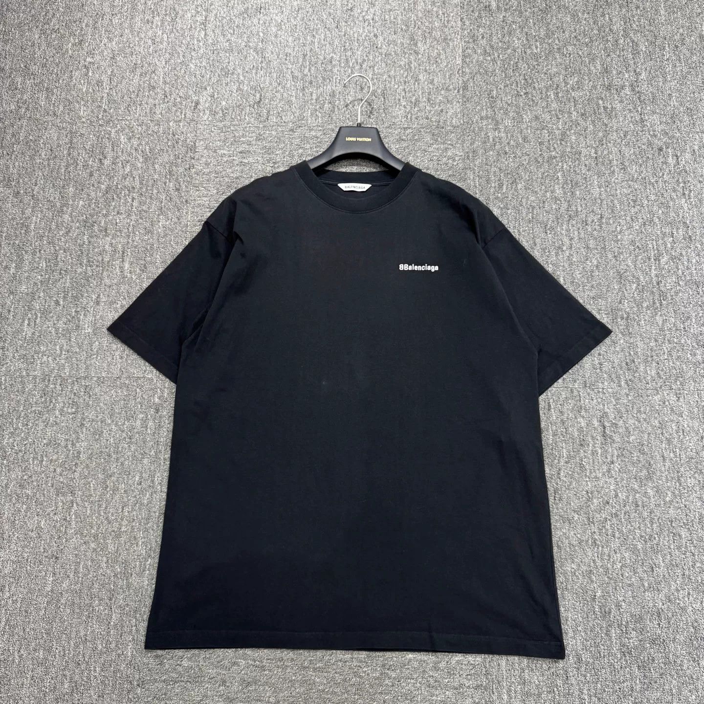 Balenciaga Balenciaga Embroidered Letter Short Sleeve Size US S / EU 44-46 / 1 - 1 Thumbnail