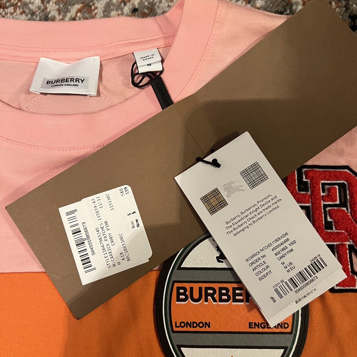 Burberry Brand new Burberry Stripe Tee Size: M Size US M / EU 48-50 / 2 - 5 Thumbnail