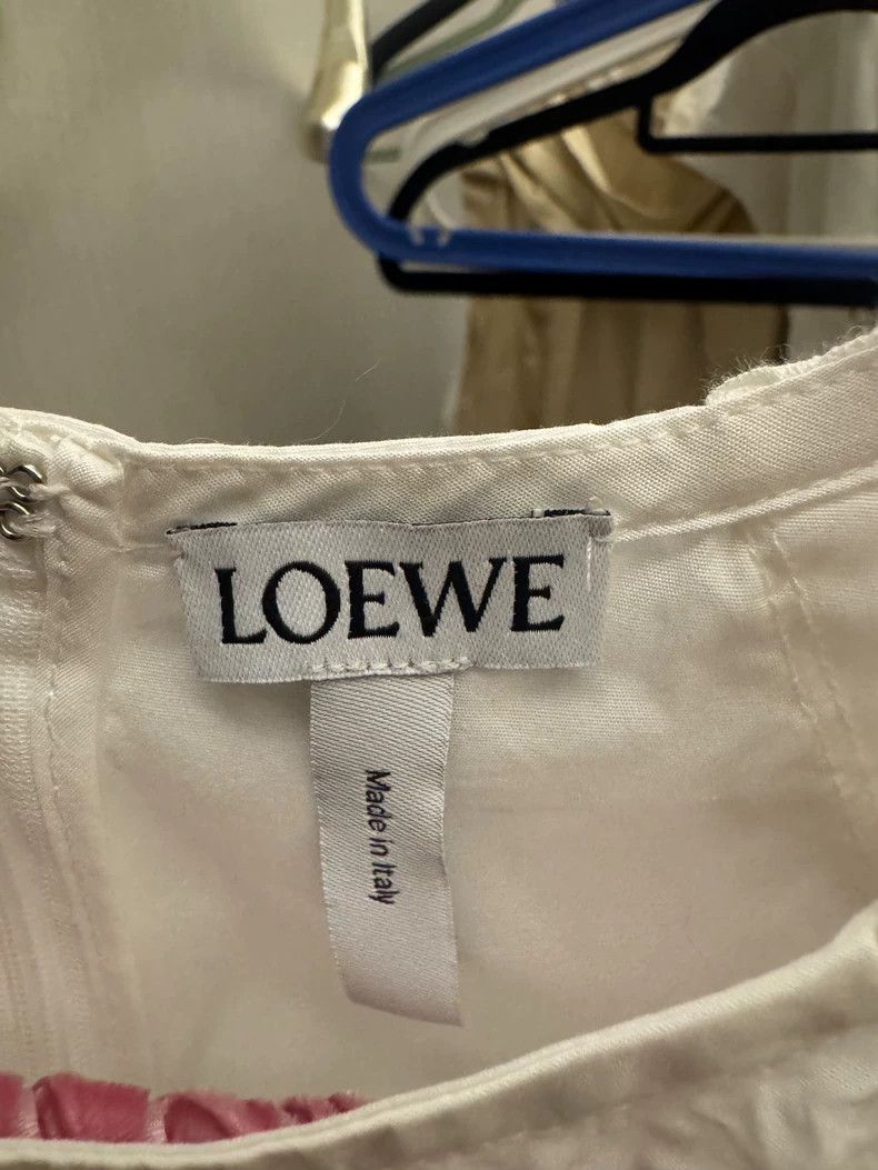 Loewe LOEWE White shirt Size XXS / US 00 / IT 34 - 3 Thumbnail