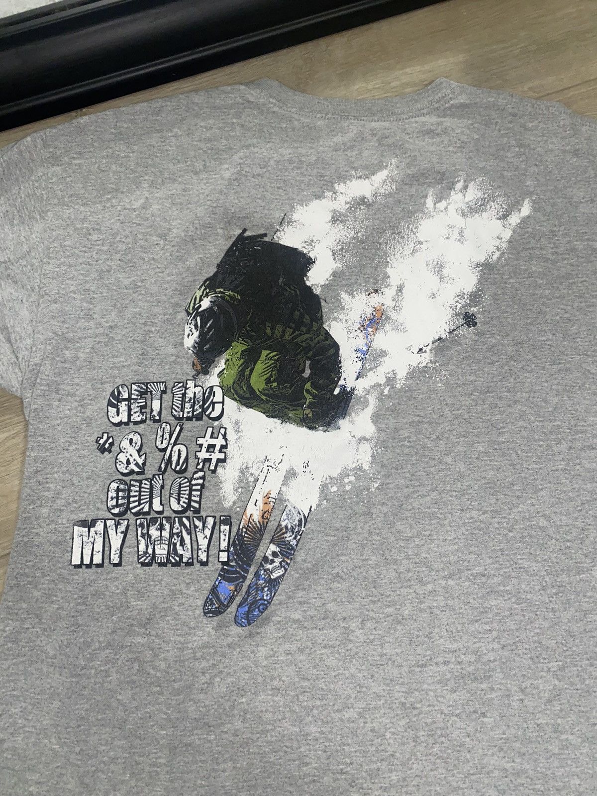 Vintage Rare Vintage Humor “Get The **** Out Of My Way” Shirt Size US L / EU 52-54 / 3 - 2 Thumbnail