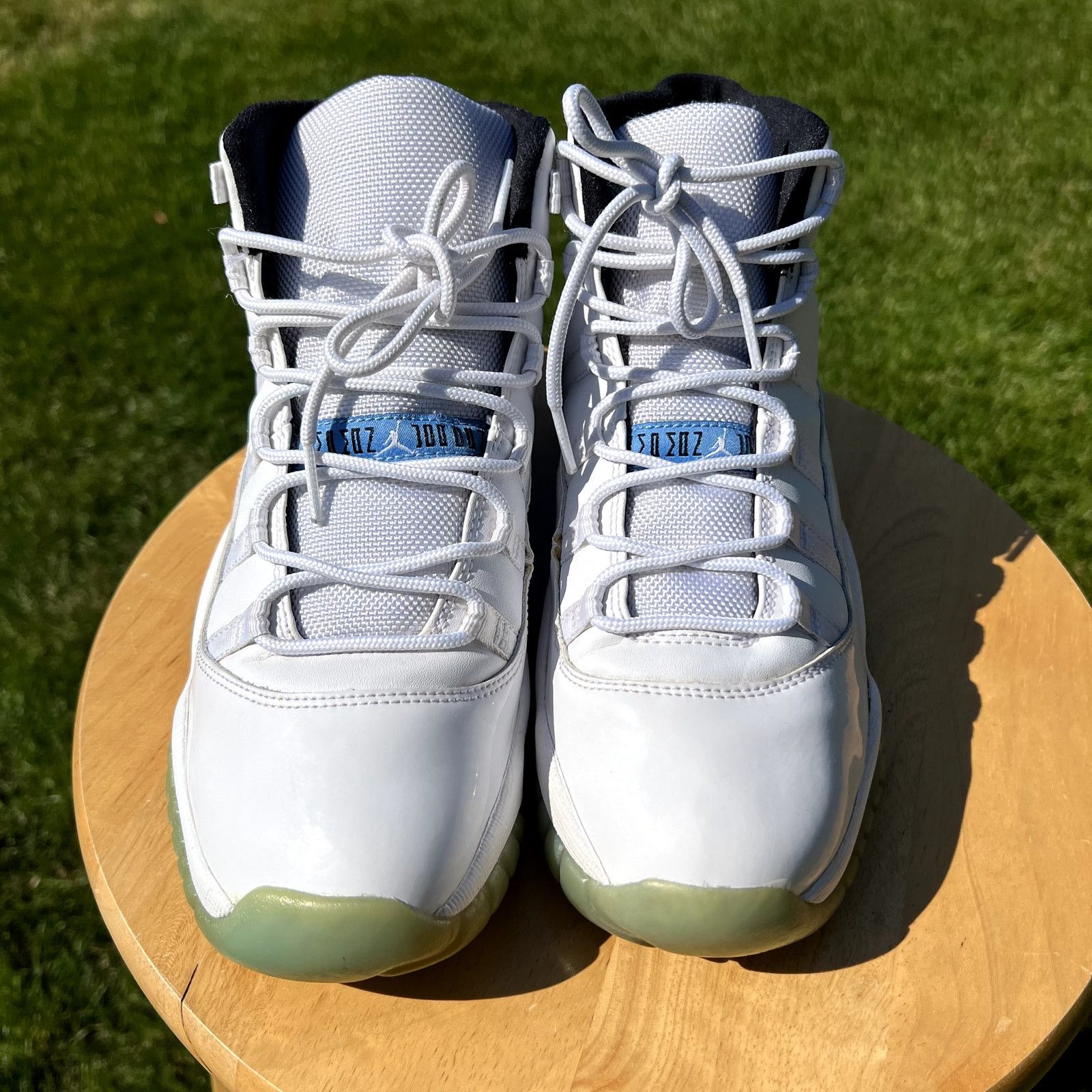 Jordan Brand × Nike Nike Air Jordan 11 BG Legend Blue Men's Shoes - Size 6.5 Size US 6.5 / EU 39-40 - 4 Thumbnail