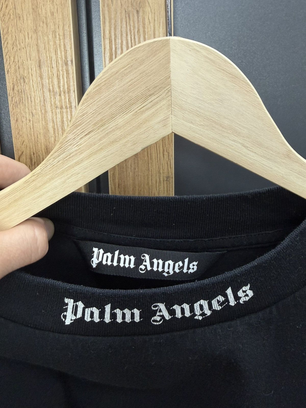 Palm Angels Palm Angels Oversized Back Logo T-Shirt Black Size US XL / EU 56 / 4 - 4 Thumbnail