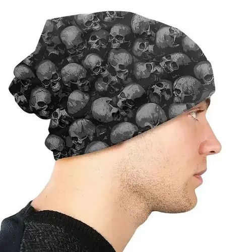 Japanese Brand × Vintage Grunge Skulls Skullies Beanies Caps Size ONE SIZE - 2 Thumbnail