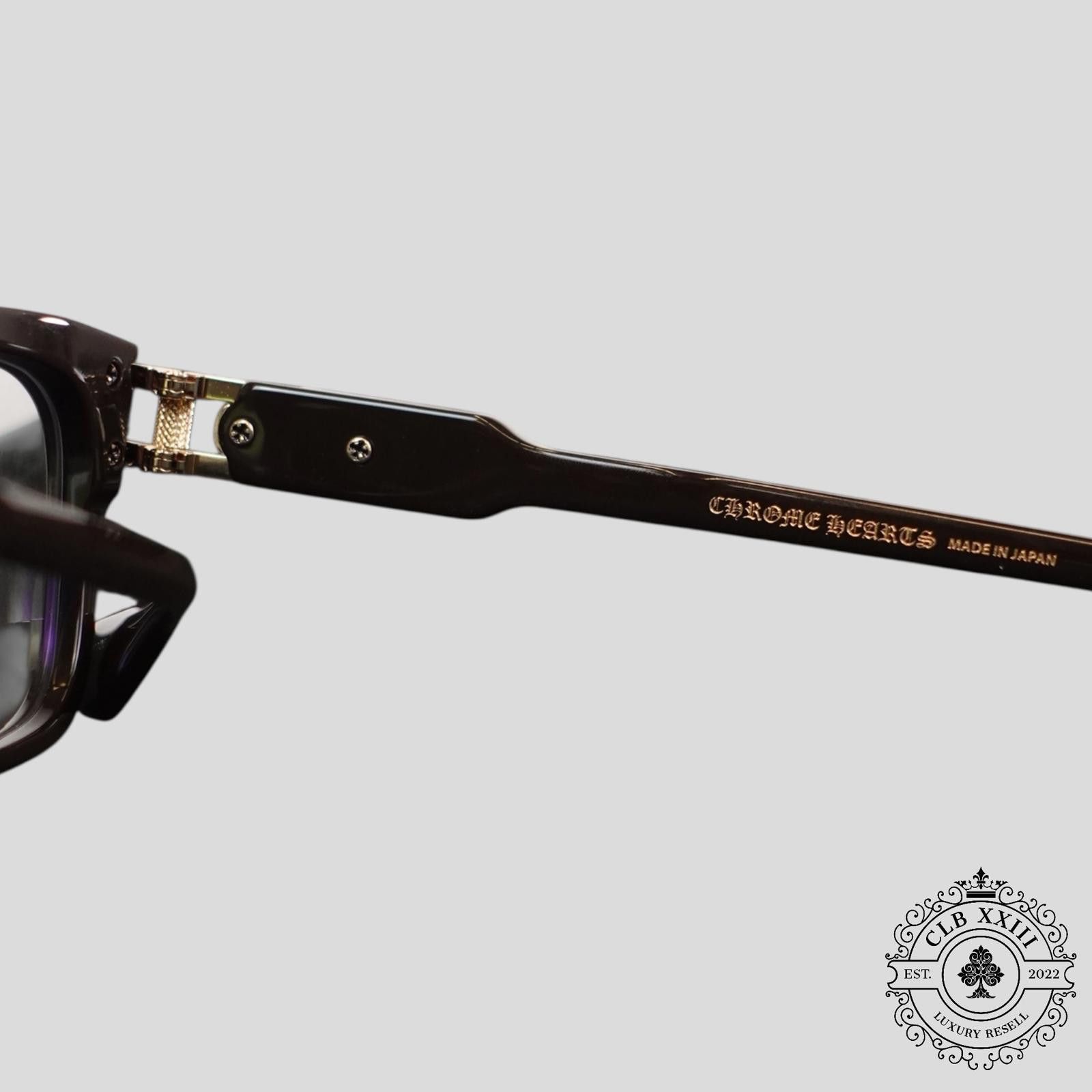Chrome Hearts Chrome Hearts Bulge Glasses in Brown Size ONE SIZE - 4 Thumbnail