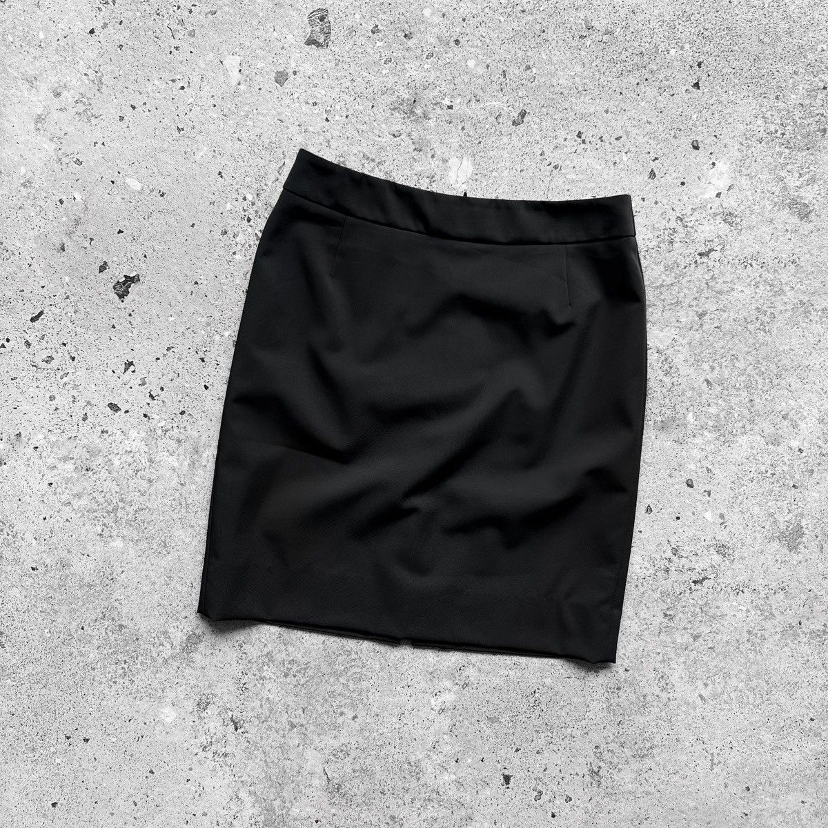 Designer Marc Aurel Women’s Black Solid Premium Skirt Size 27" / US 4 / IT 40 - 3 Thumbnail